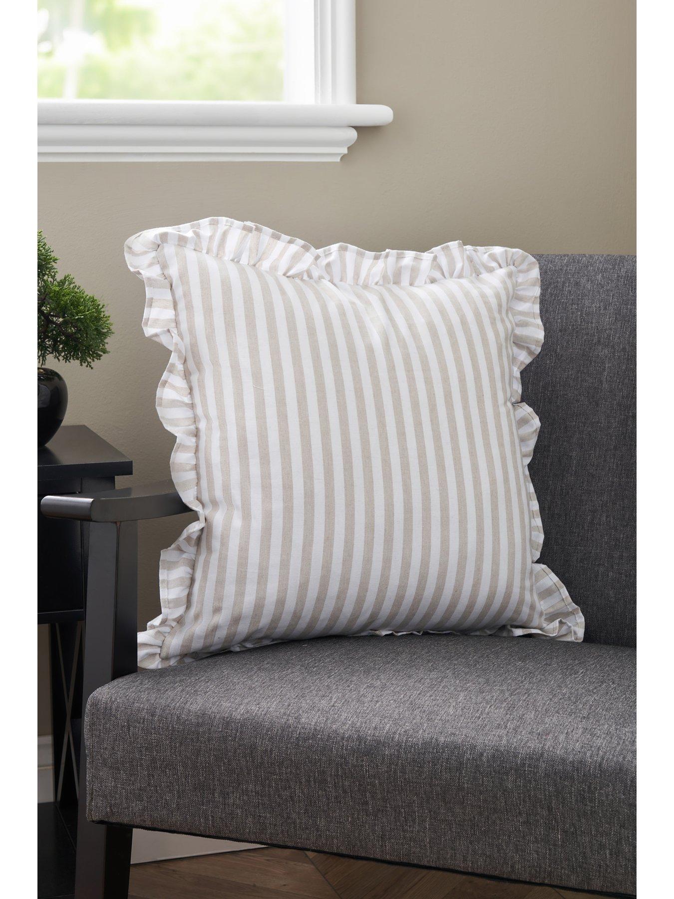 Image 7 of 7 of The Very Collection Rustic Harmony Stripe Cushion
