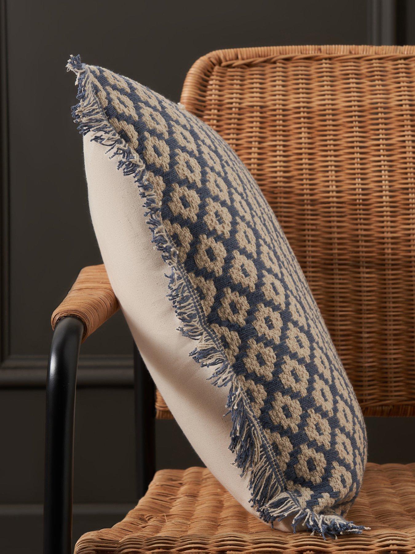 Image 3 of 7 of The Very Collection Loft Diamonds Cushion