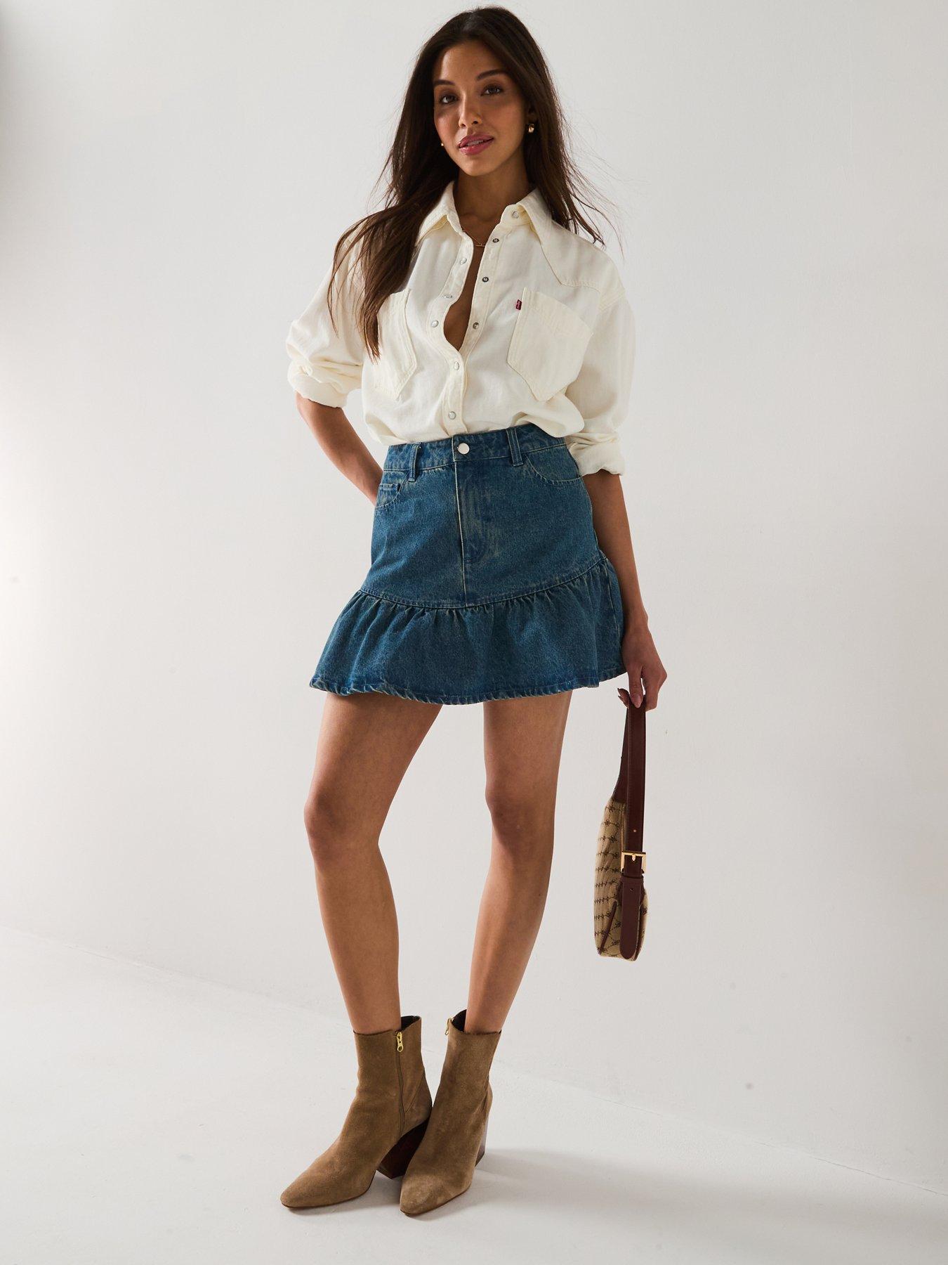 v-by-very-denim-ruffle-skirt-dark-washback
