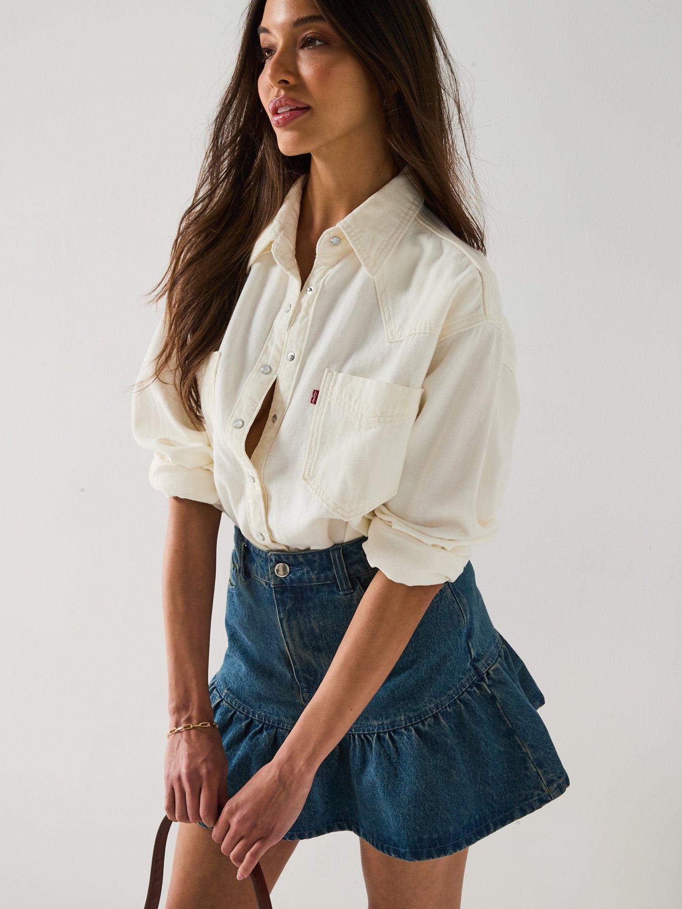 v-by-very-denim-ruffle-skirt-dark-washoutfit
