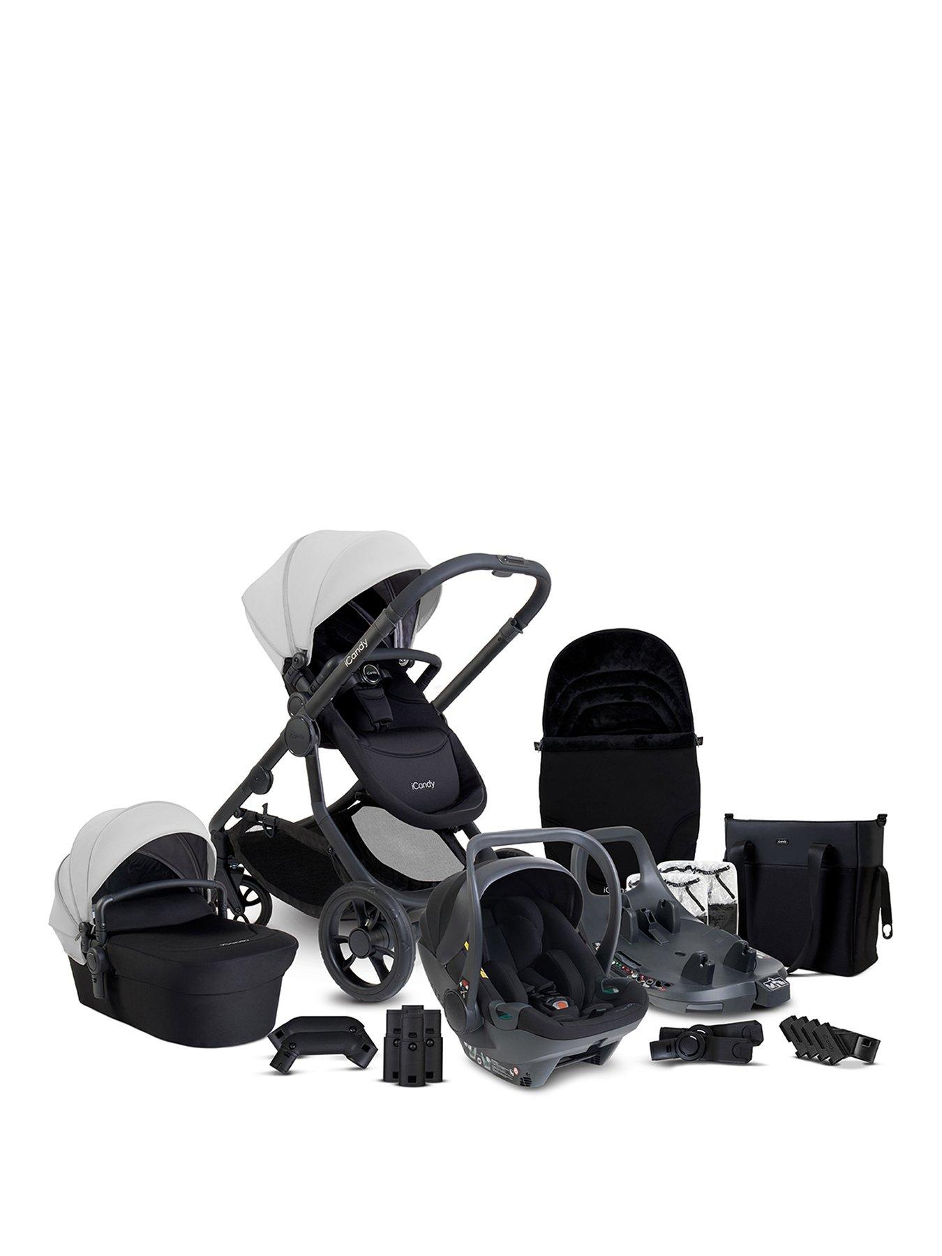 iCandy Orange 4 Travel System with Cocoon 360 Car Seat - Glacier