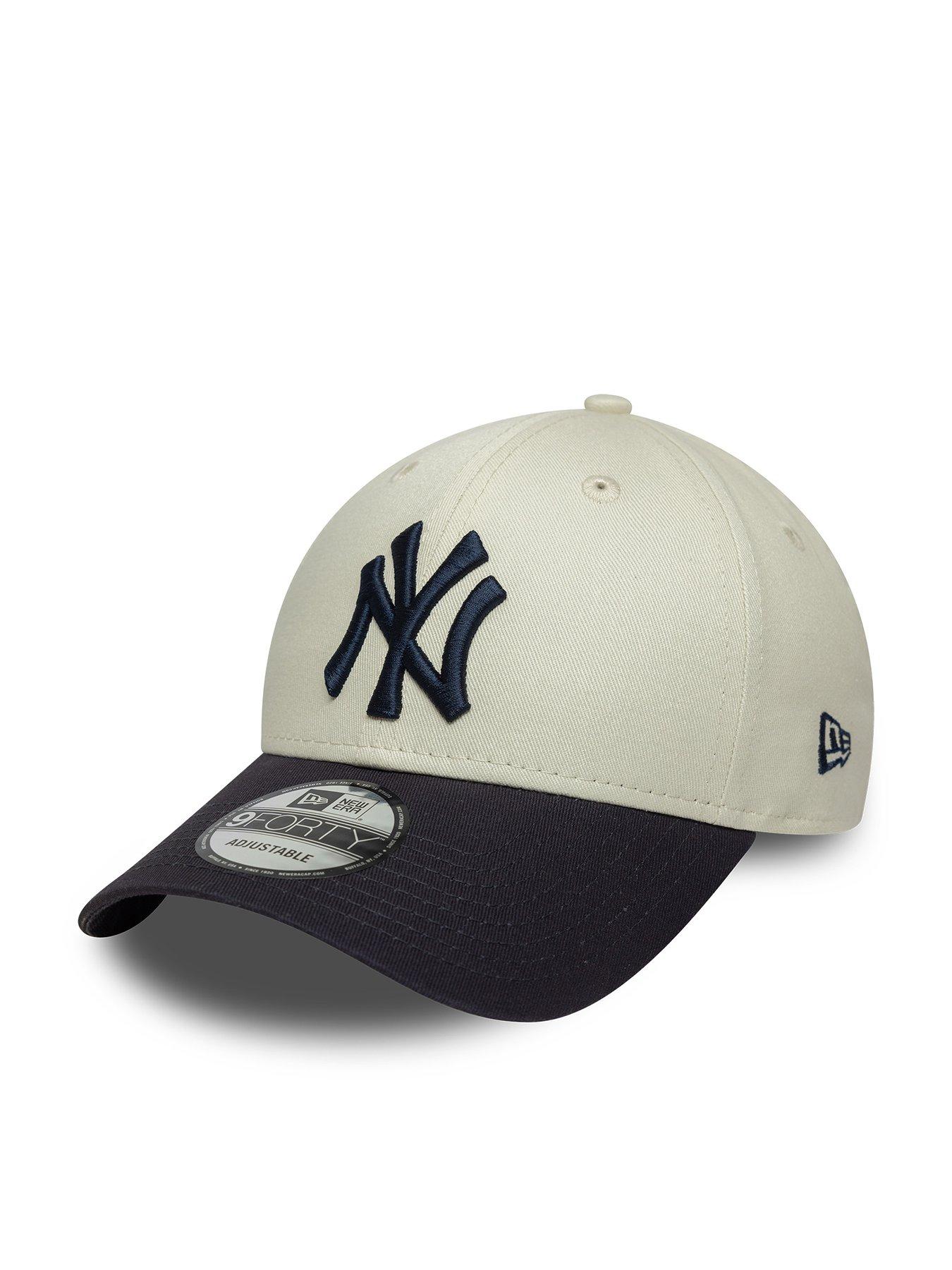 undefined New York Yankees Side Script 9 - Forty - Cream/nay