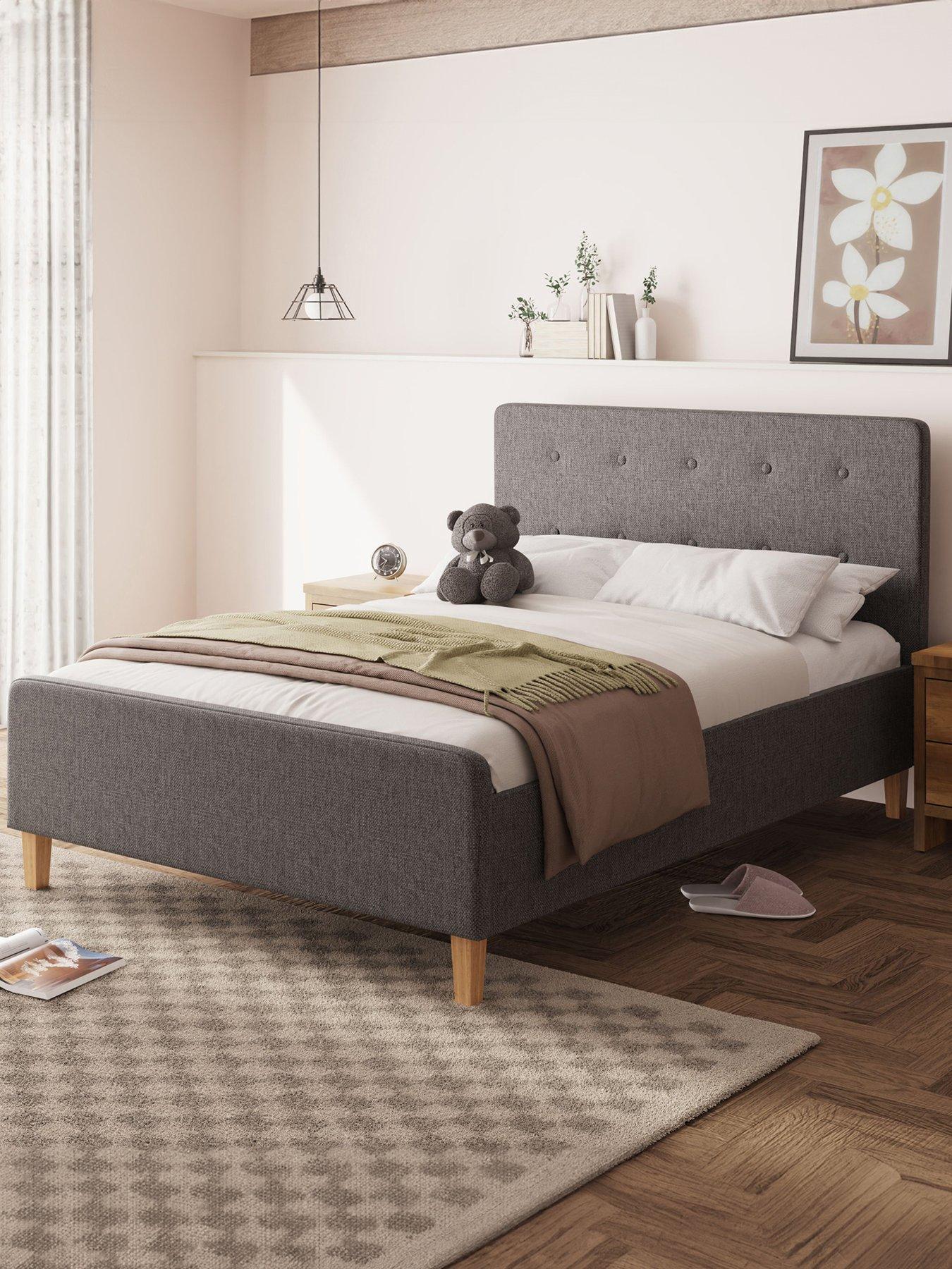 Image of GFW Asbourne Side Lift Up Ottoman Storage Bed With Sleepycastle Mattress Options (Buy  &  SAVE!)