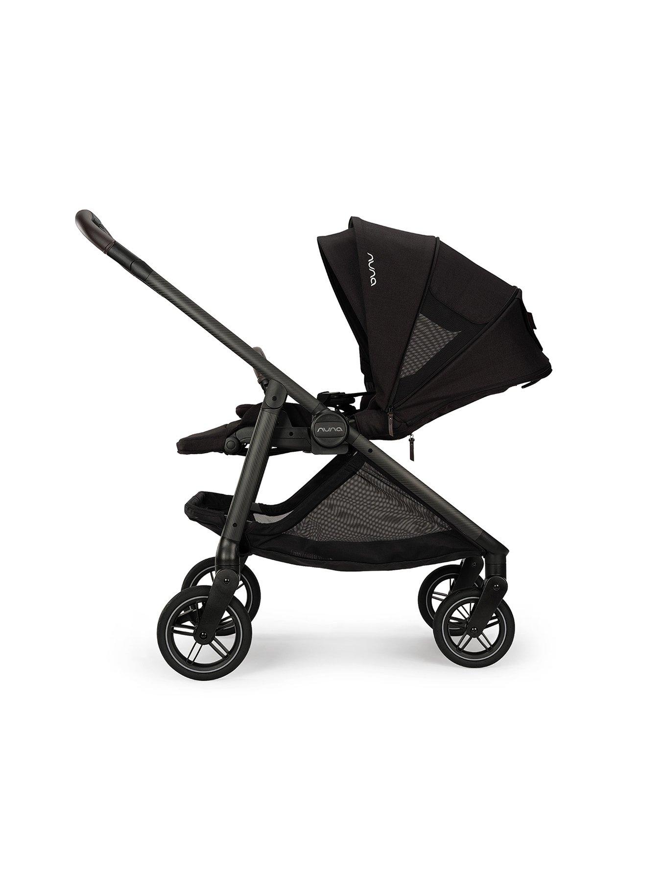 nuna-swiv-arra-flex-pushchair-bundle-caviarstillFront