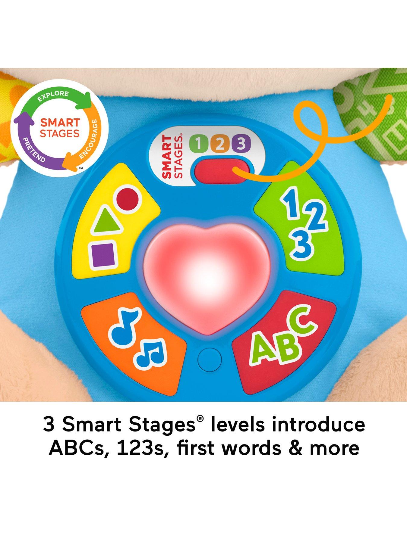 Image 3 of 7 of Fisher-Price Laugh &amp; Learn Smart Stages Puppy Plush Baby Musical Learning Toy, Multilanguage Version