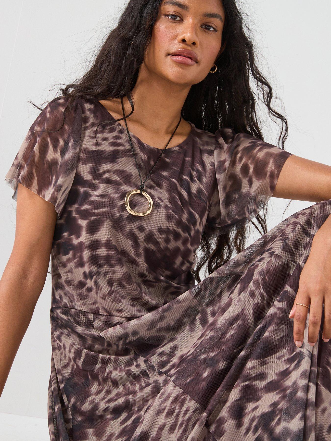 v-by-very-frill-shoulder-flowing-dress-printdetail