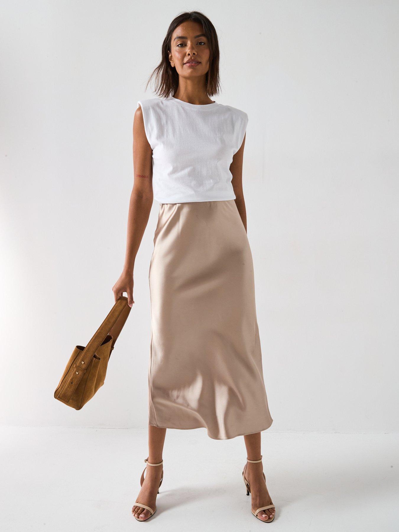 v-by-very-woven-satin-hem-dress-whitedetail