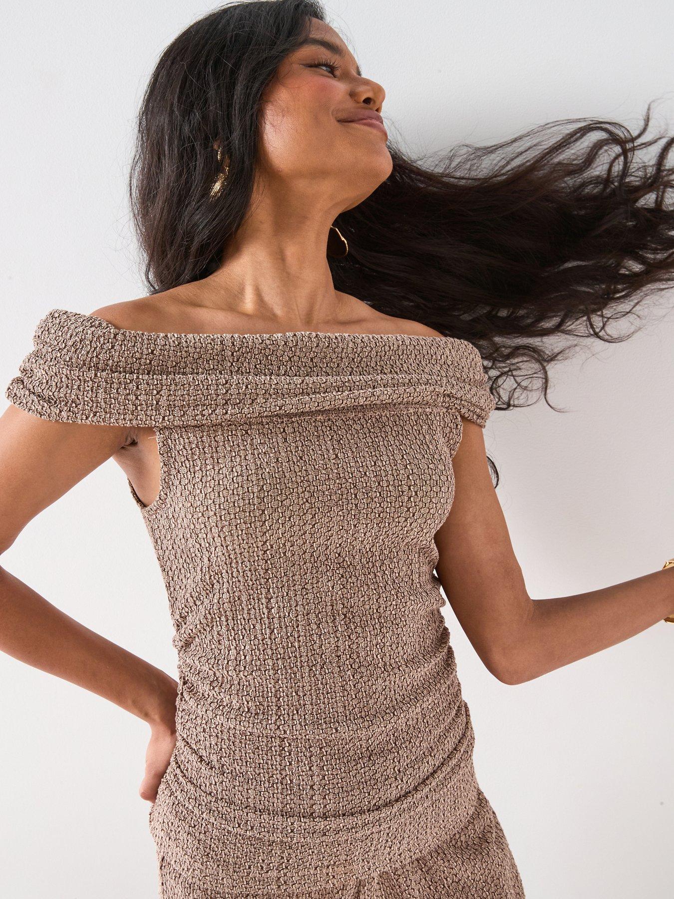 v-by-very-texture-bardot-co-ord-top-brownback