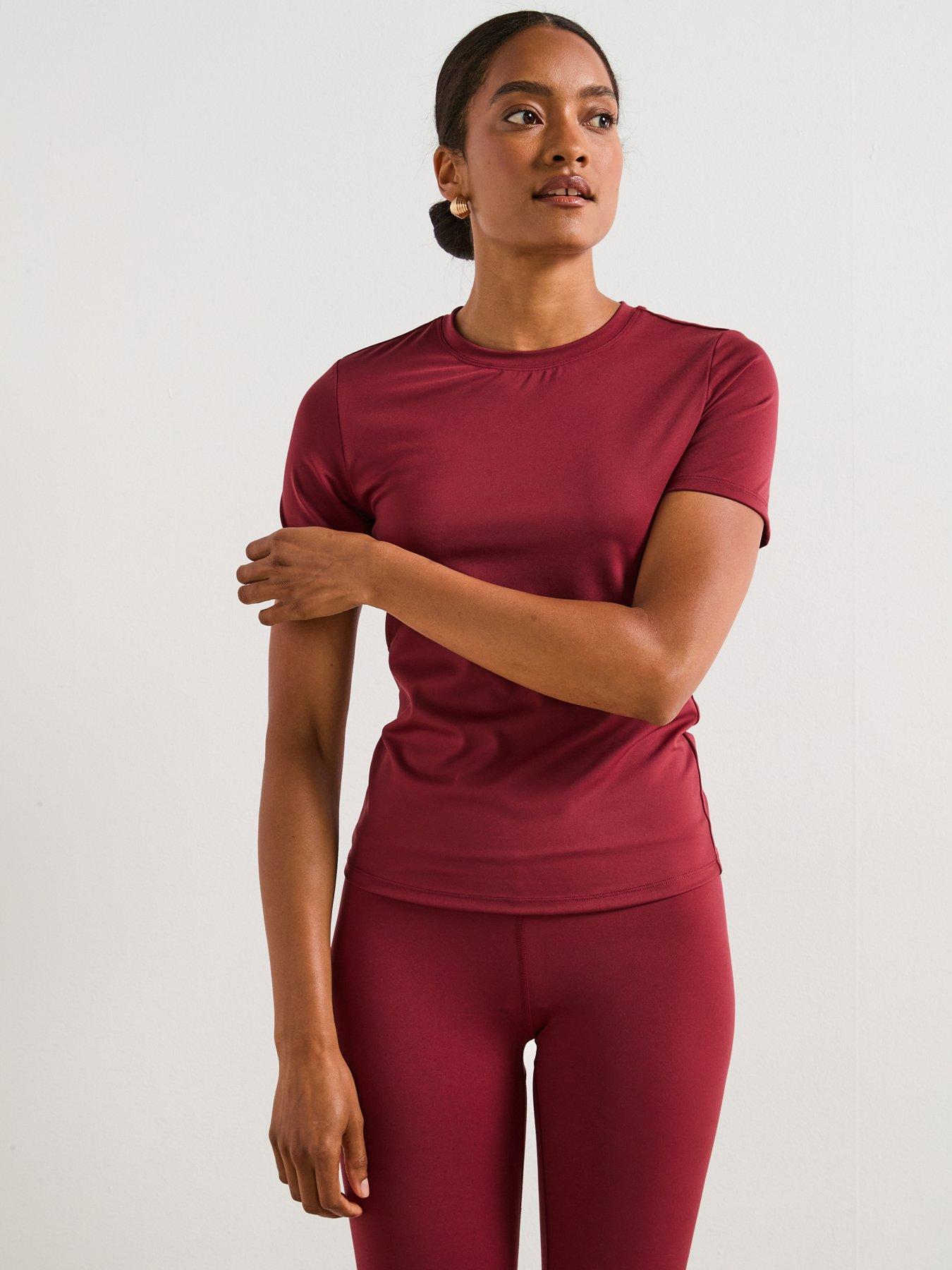 V by Very Sports T-shirt - Berry