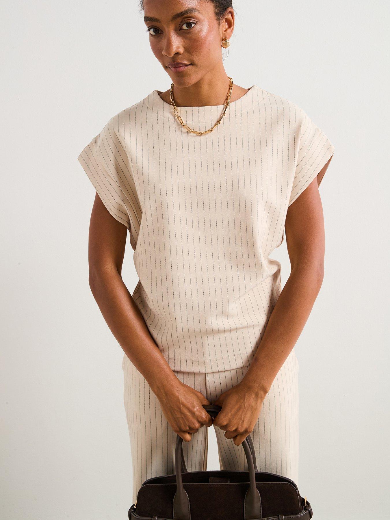 v-by-very-pinstripe-co-ord-t-shirt-cream