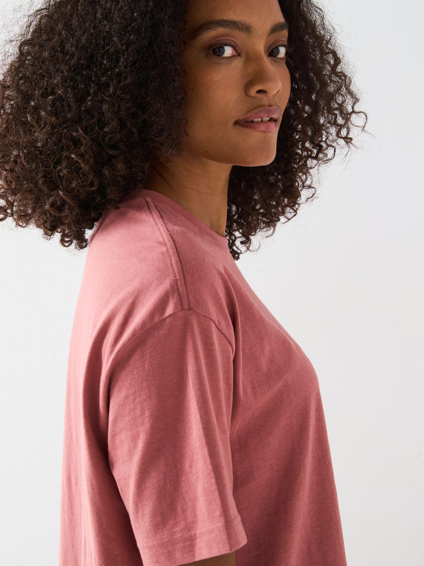 v-by-very-oversize-tee-pinkdetail