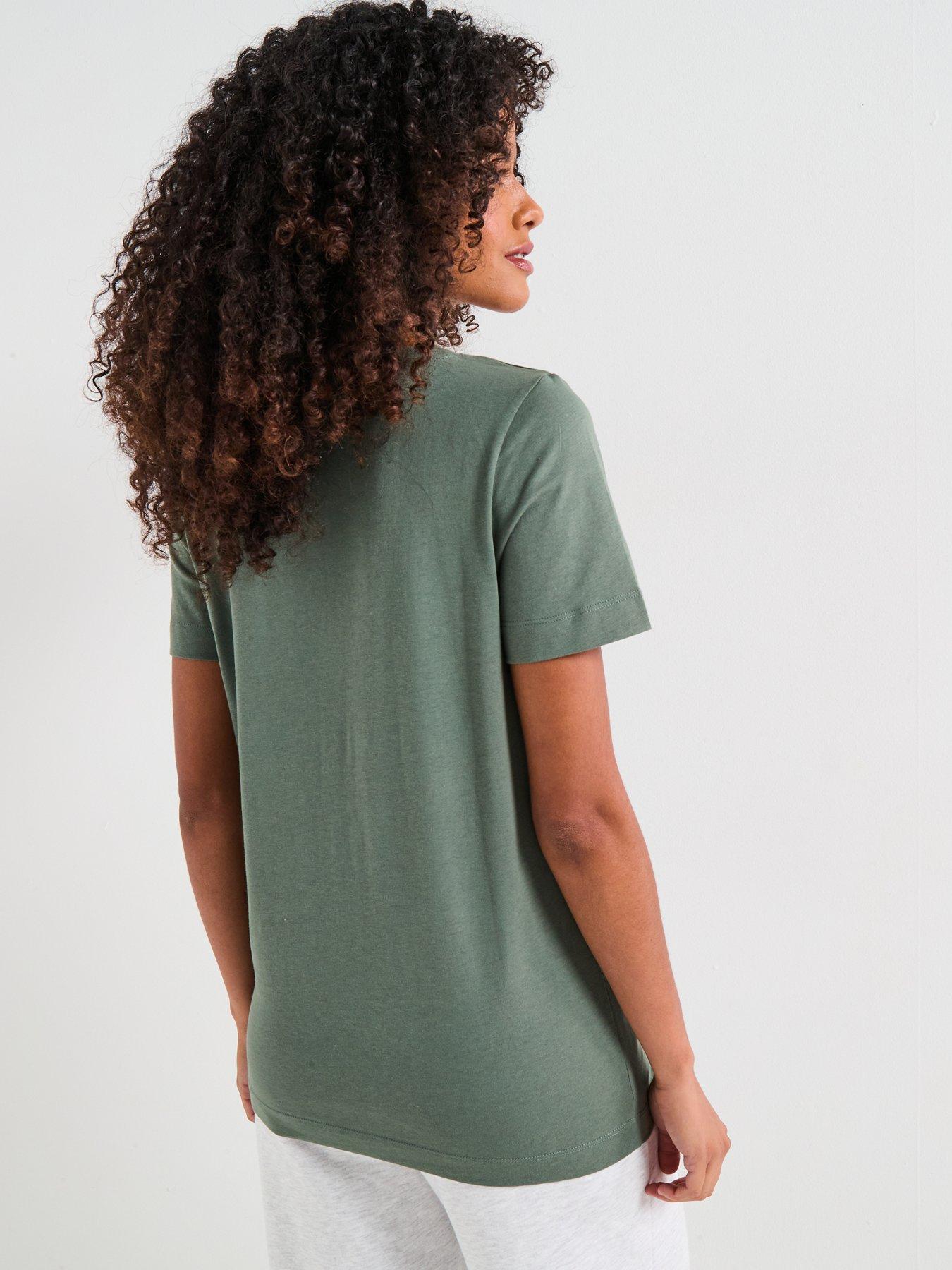 Image 2 of 4 of V by Very V Neck Tee - Green