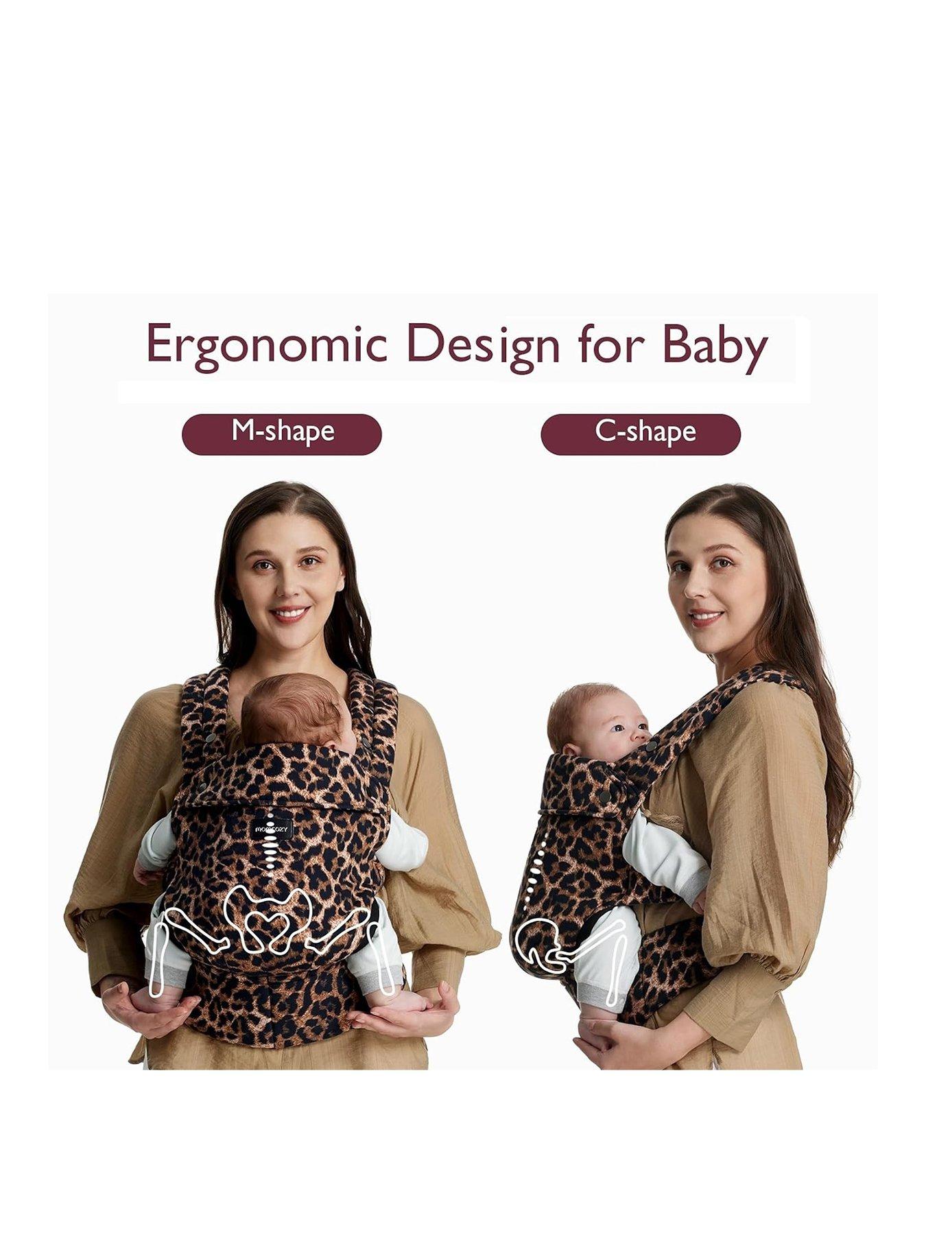 Image 3 of 3 of Momcozy Baby Carrier Newborn to Toddler-Cotton-Leopard