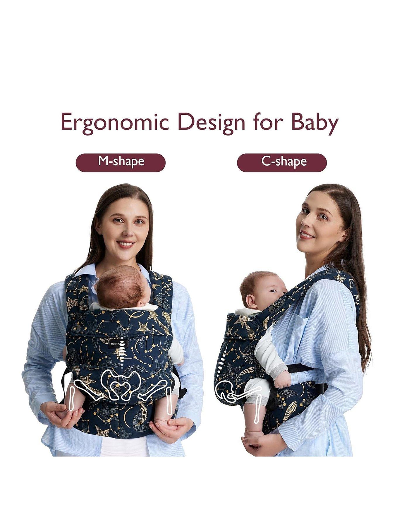Image 3 of 4 of Momcozy Baby Carrier Newborn to Toddler-Cotton-Starry Night