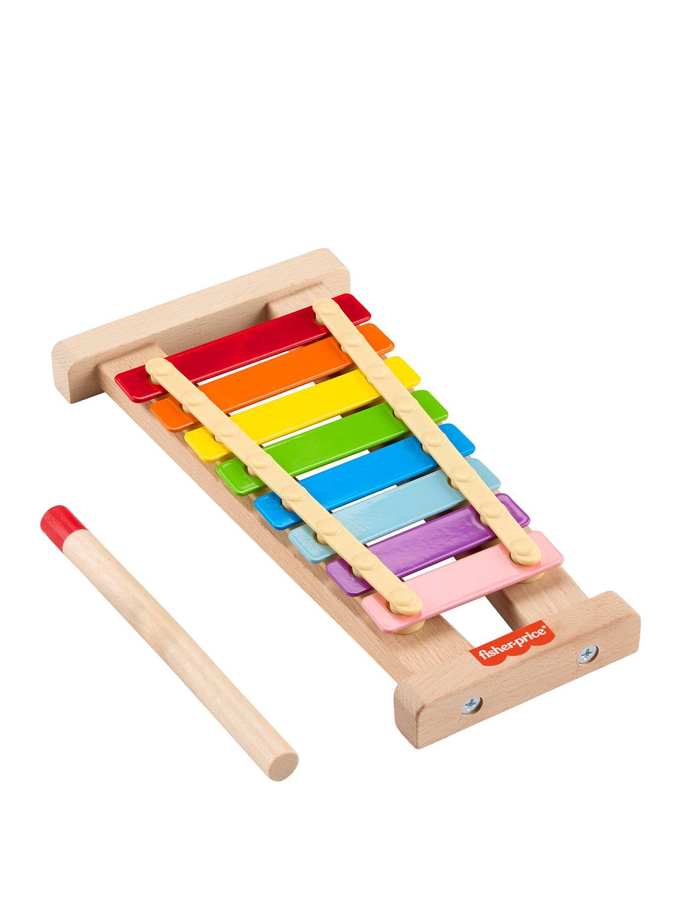Image 1 of 7 of Fisher-Price Wooden Xylophone, Musical Instrument Toy for Toddlers