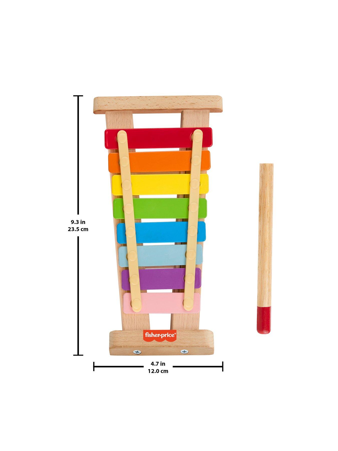 Image 6 of 7 of Fisher-Price Wooden Xylophone, Musical Instrument Toy for Toddlers