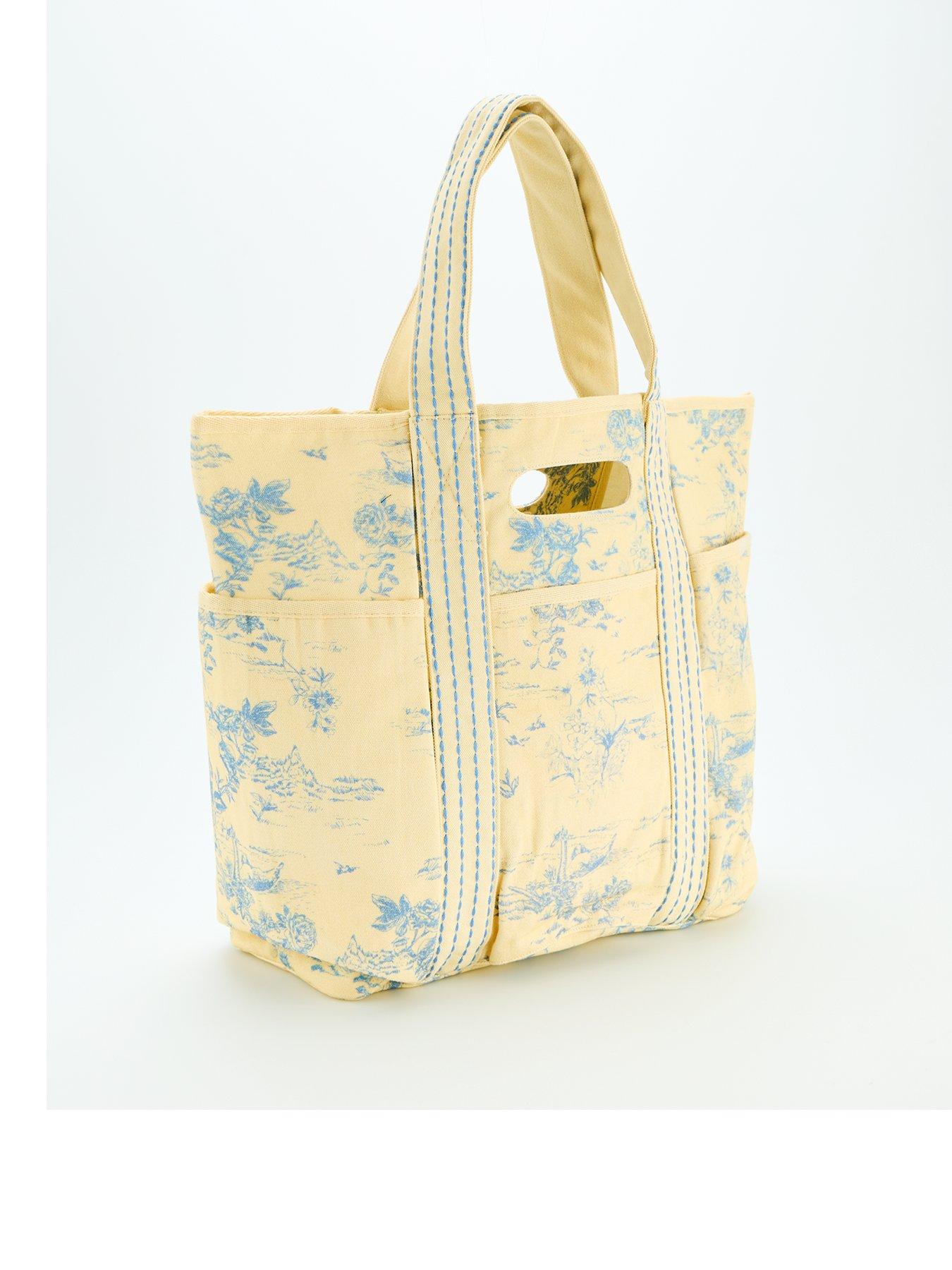 Image 2 of 4 of FREE PEOPLE Printed Caravan Tote Bag - Cream