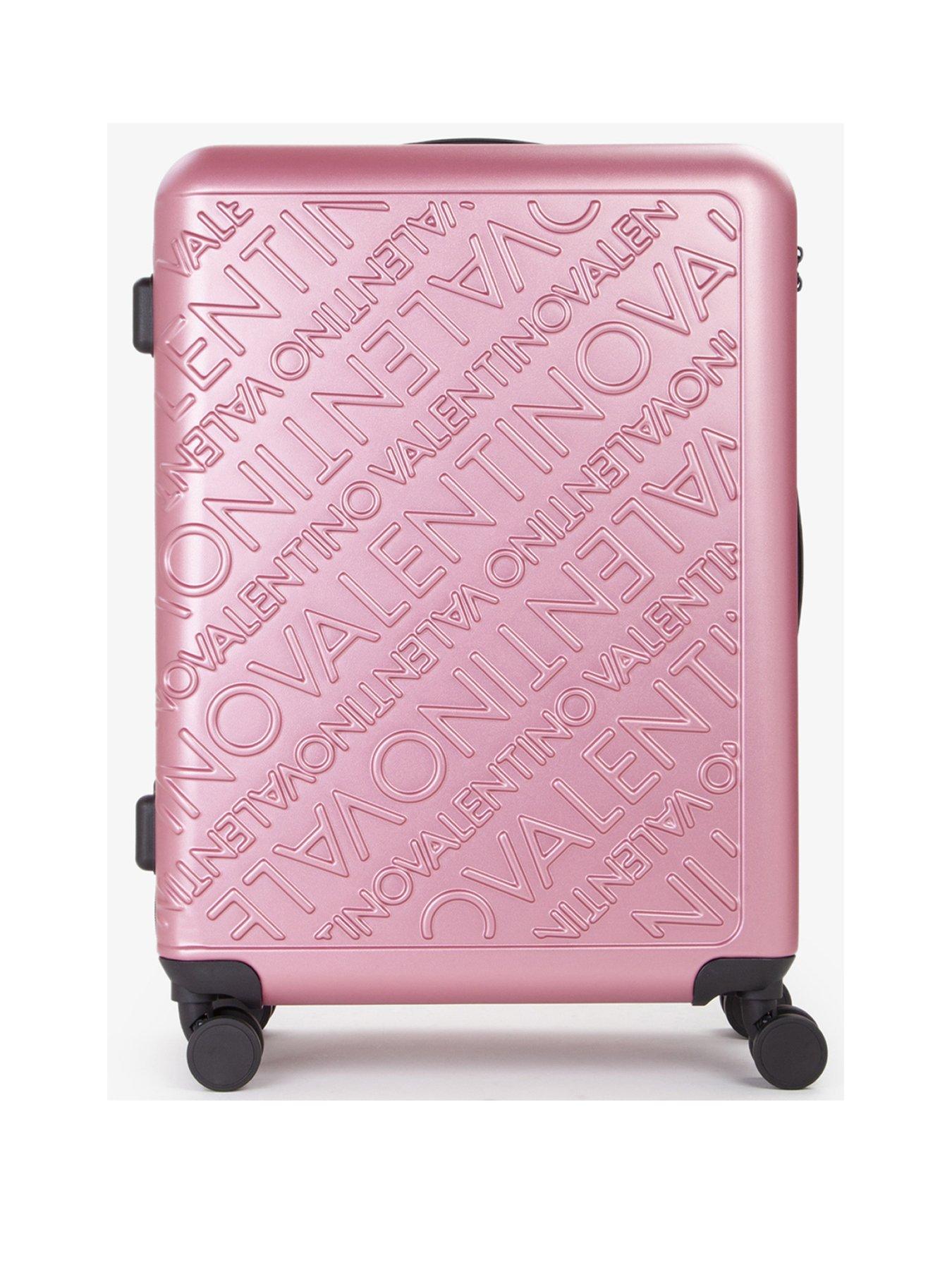 Valentino Mars Small-Size Suitcase - Rosa Antico