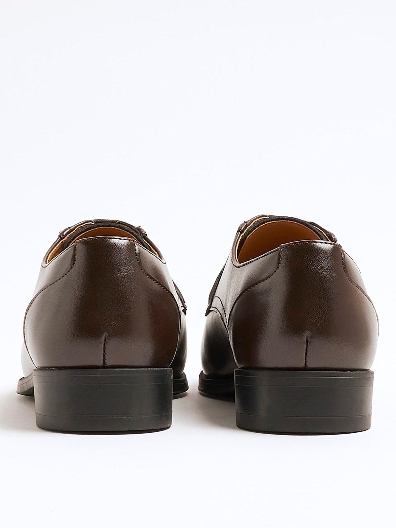 River Island Formal Point Derby Shoes Brown Very Ireland