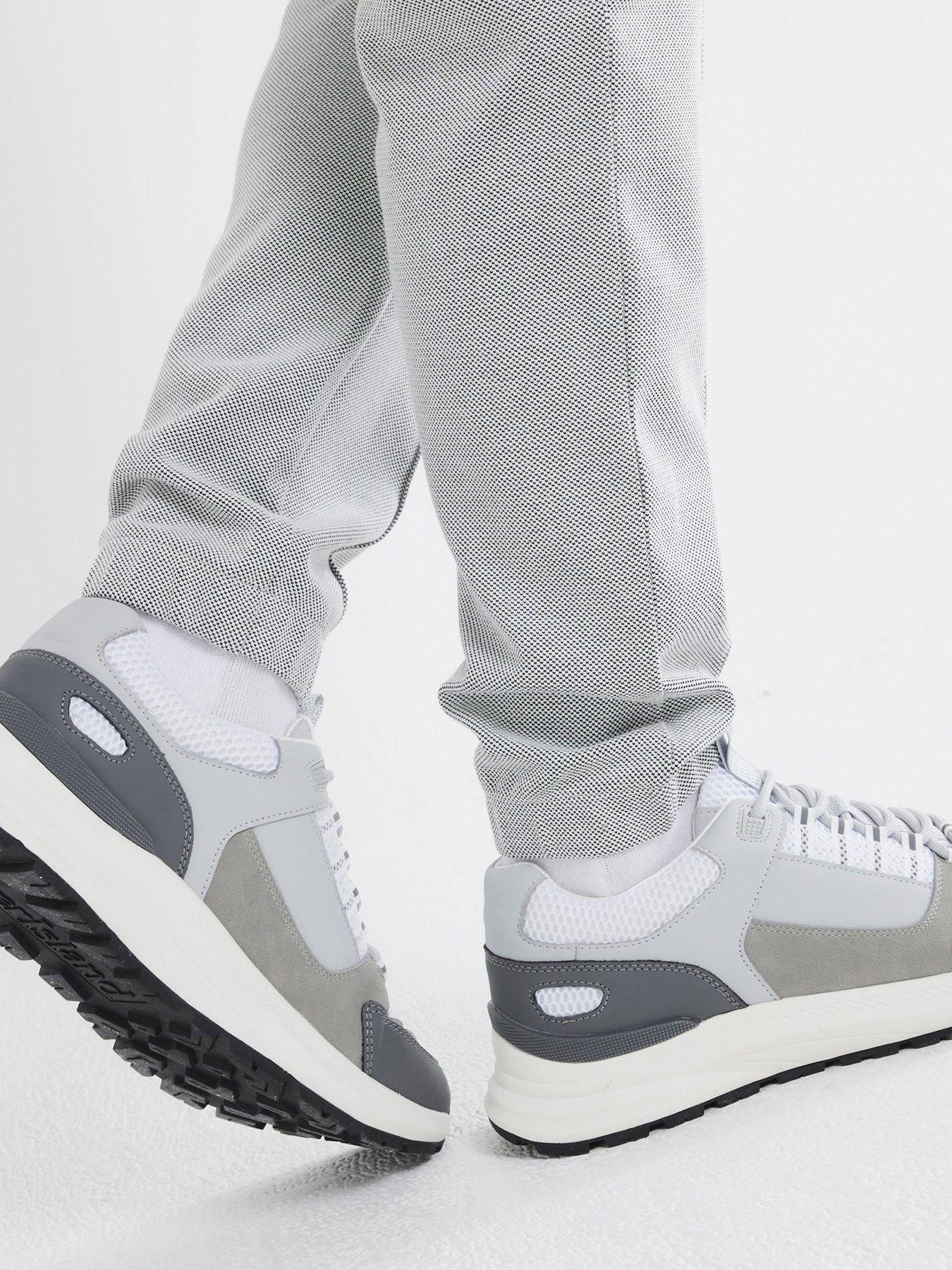 Image 2 of 6 of River Island Lace Up Runners - Grey