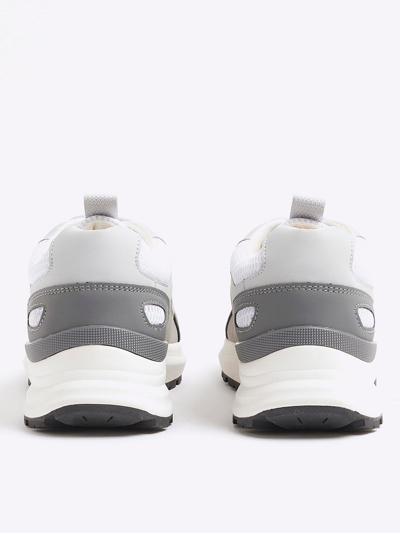 Image 3 of 6 of River Island Lace Up Runners - Grey