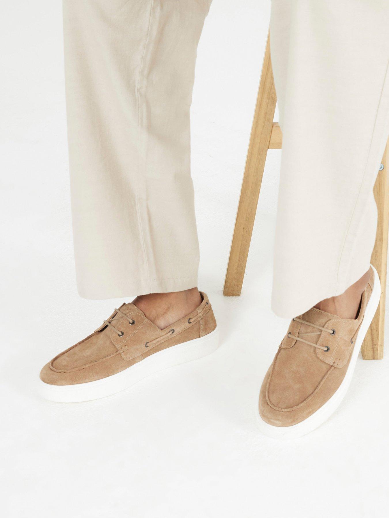 river-island-cupsole-deck-shoes-brownstillFront