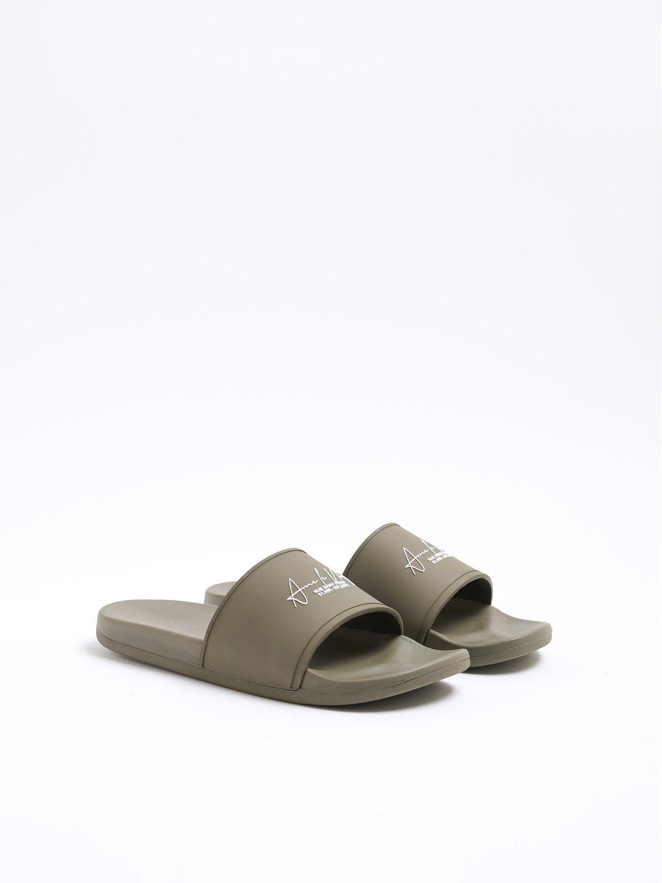 river-island-script-sliders-khakistillFront