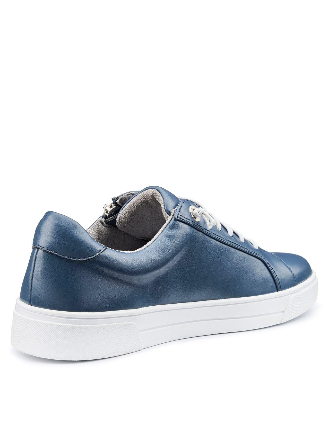 Image 3 of 4 of Hotter Leonie Wide Fit Metallic Trainer - Blue