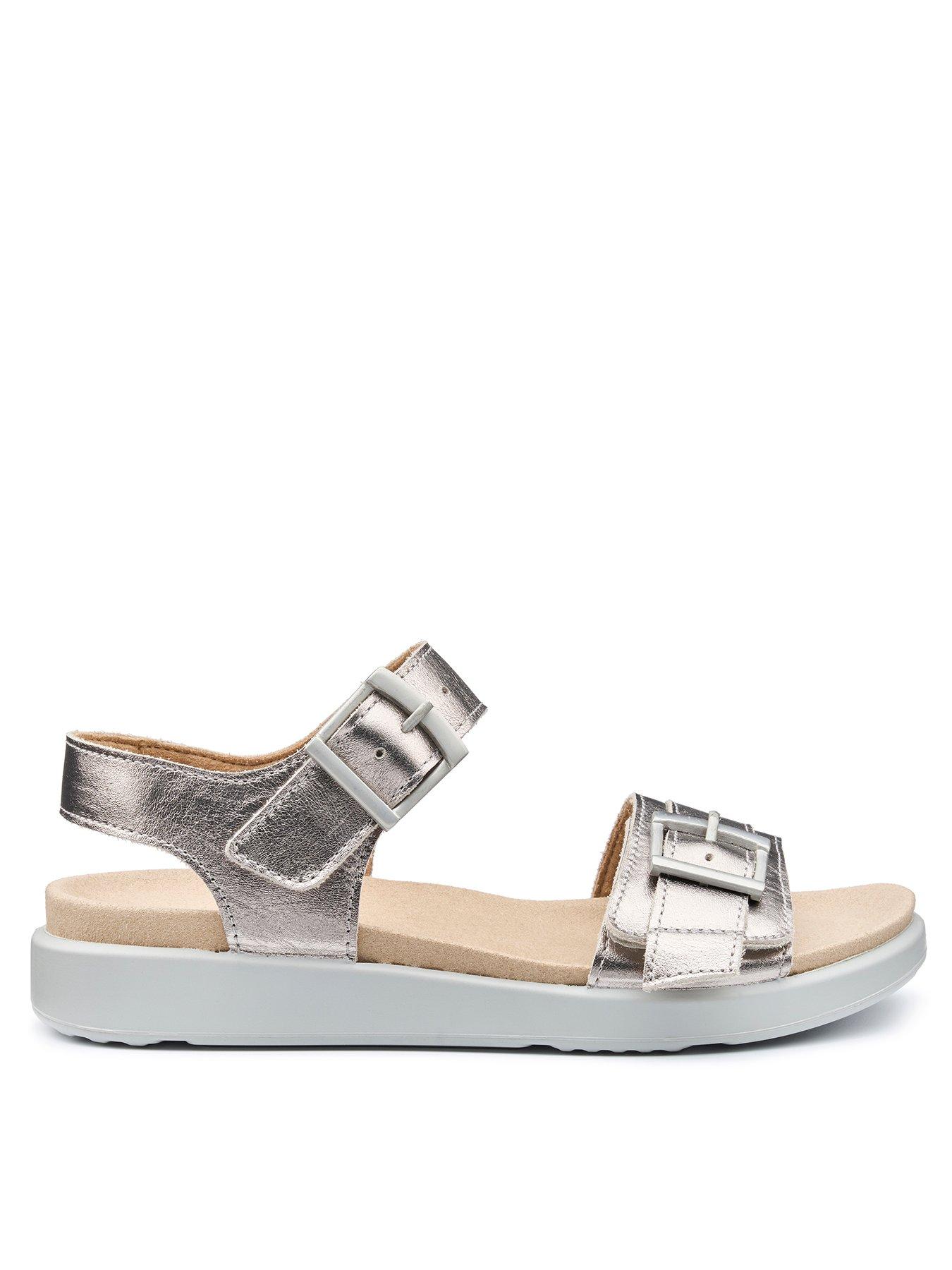 Hotter Palma Metallic Sandal - Silver