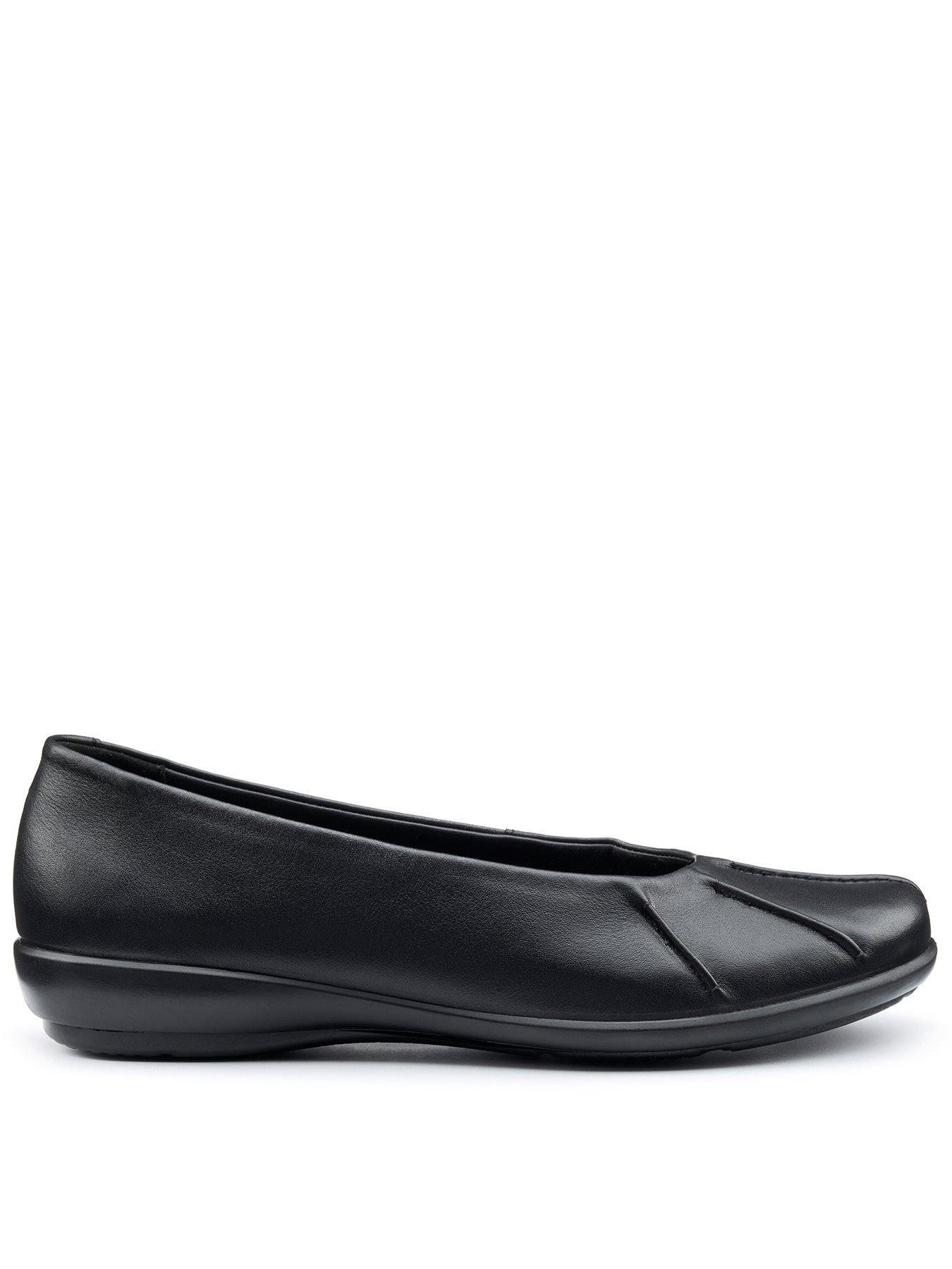 Image 1 of 4 of Hotter Rhea Ballerina Shoe - Black