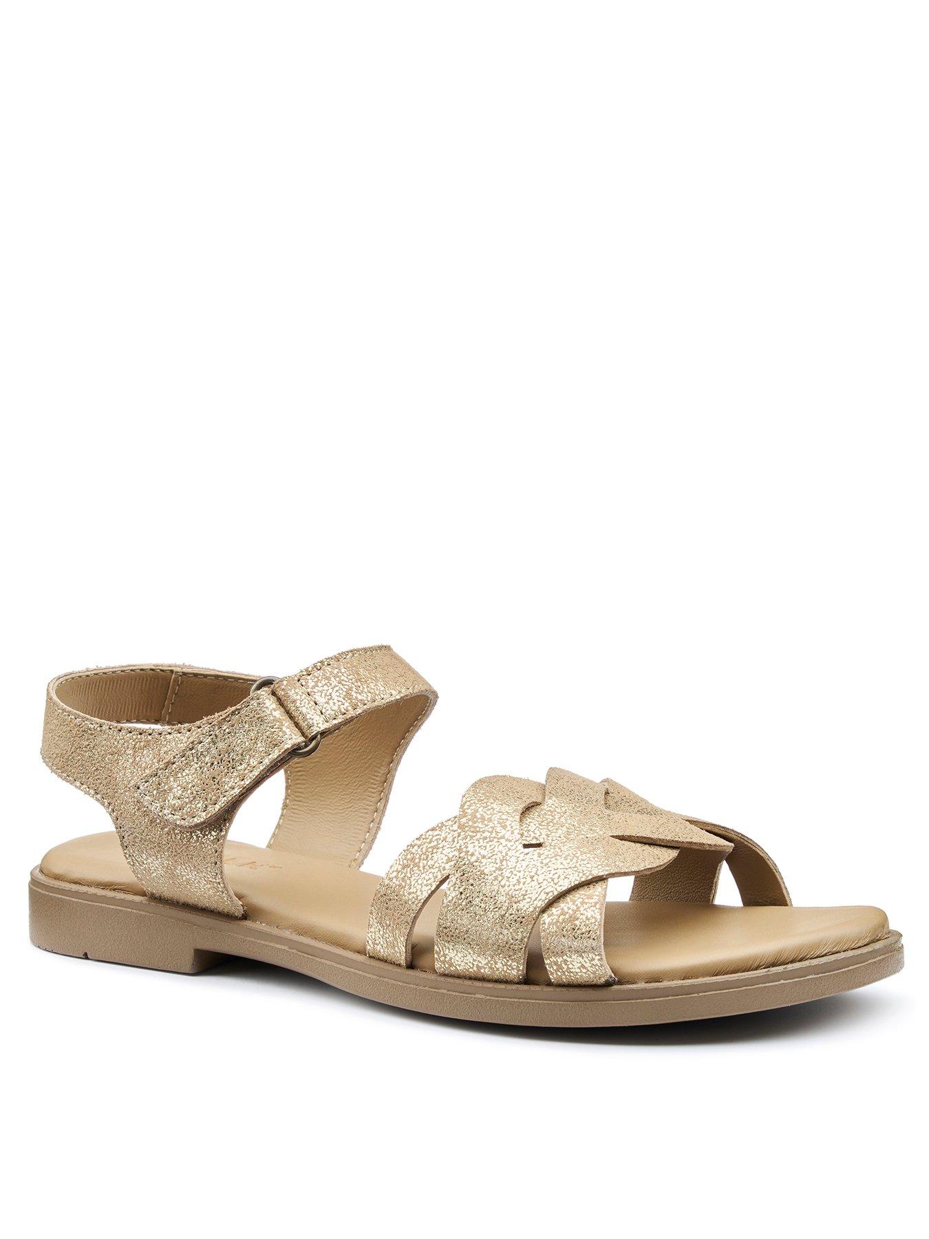 hotter-aurora-wide-fit-sandal-goldstillFront