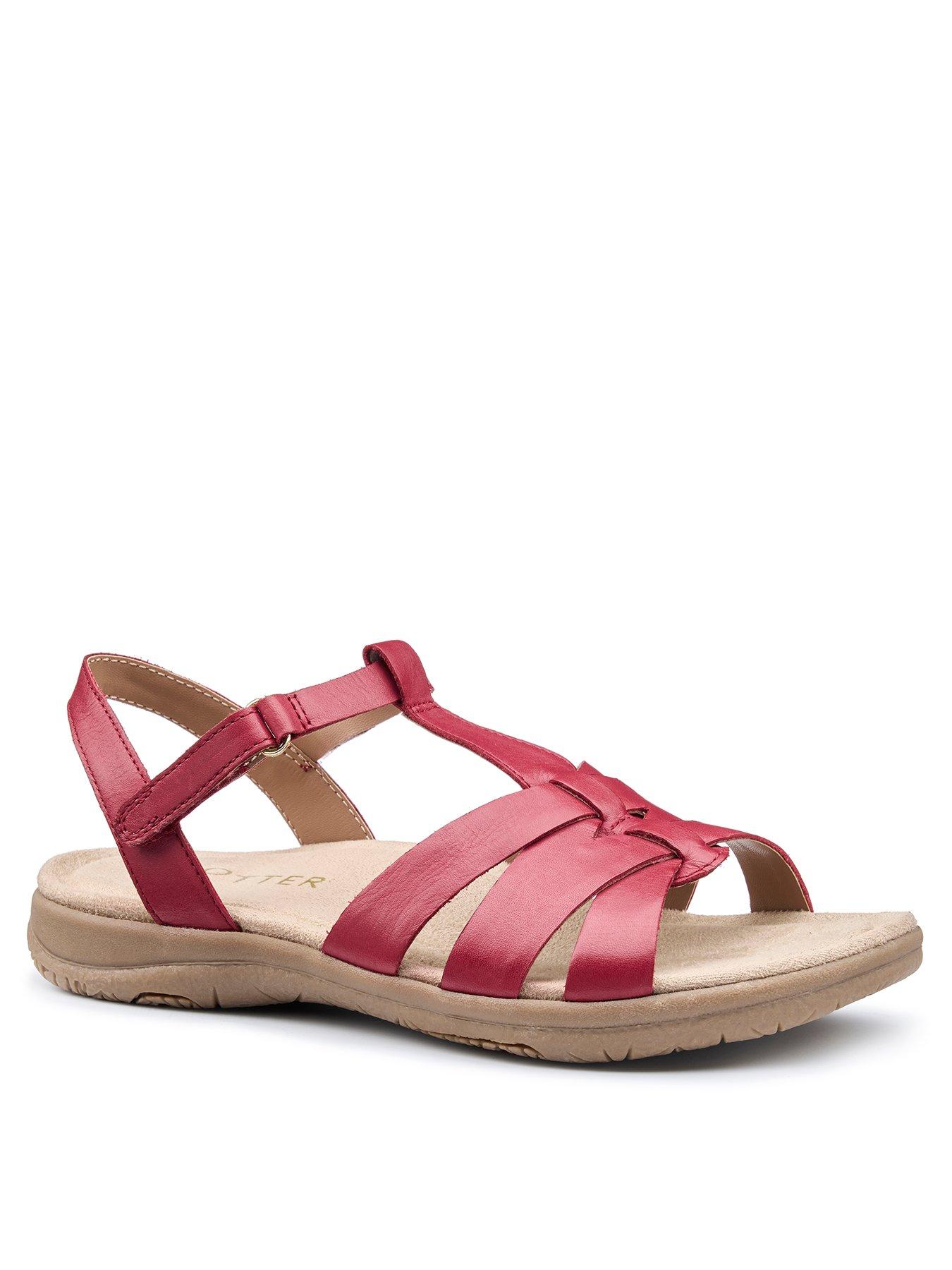 hotter-rainer-wide-fit-sandal-redstillFront