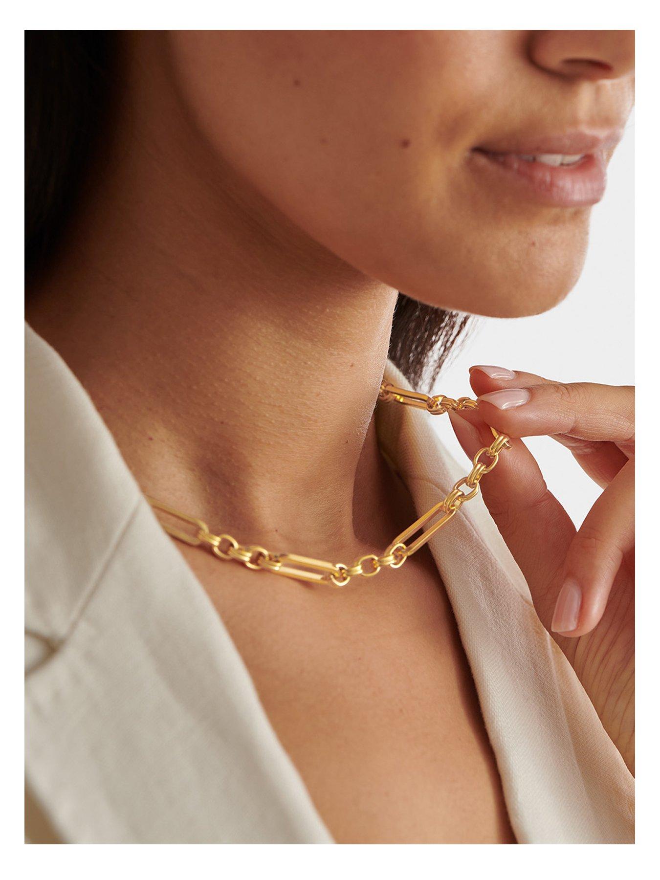 katie-loxton-mila-link-waterproof-gold-necklace