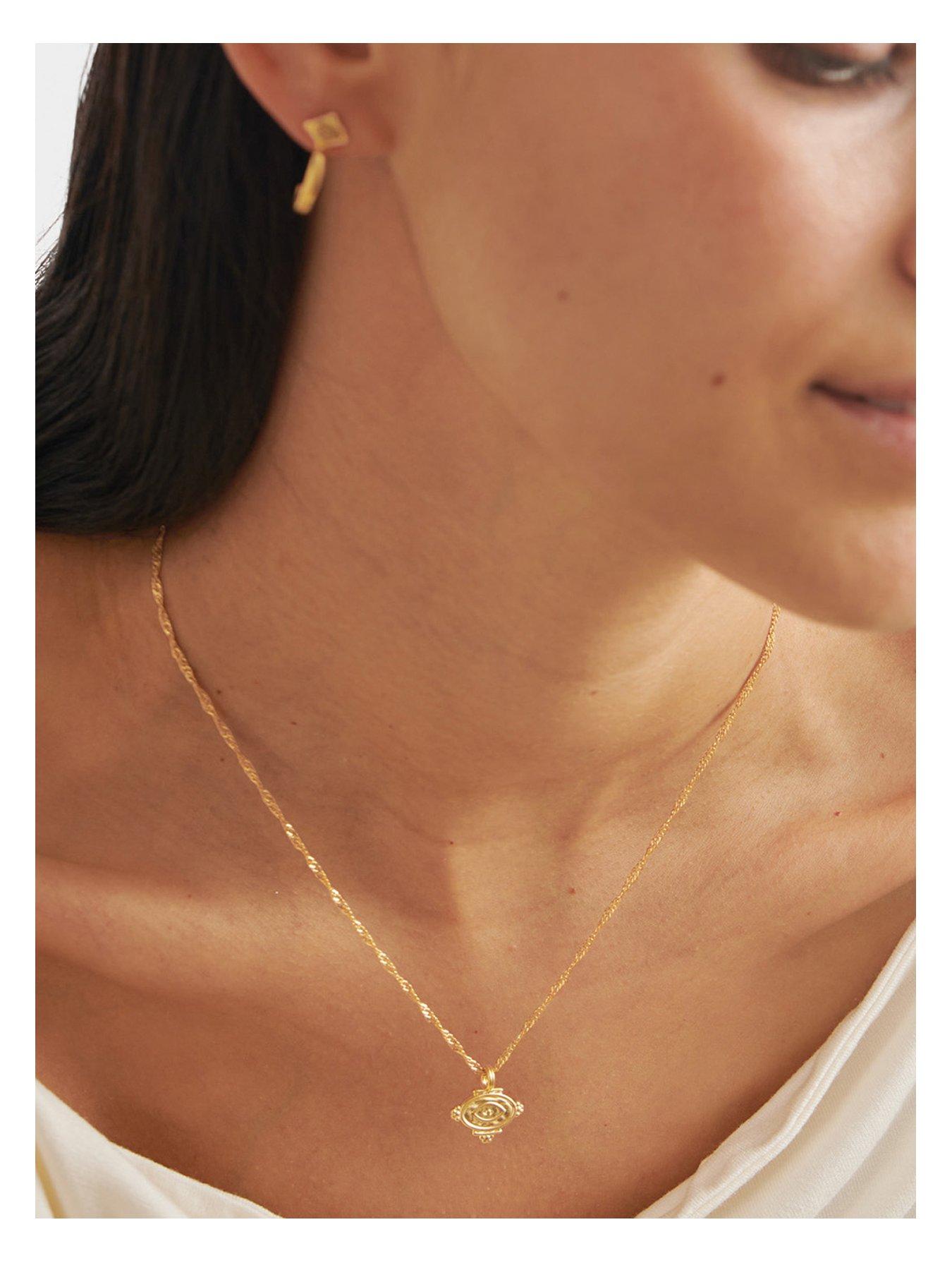 katie-loxton-protection-waterproof-gold-charm-necklace