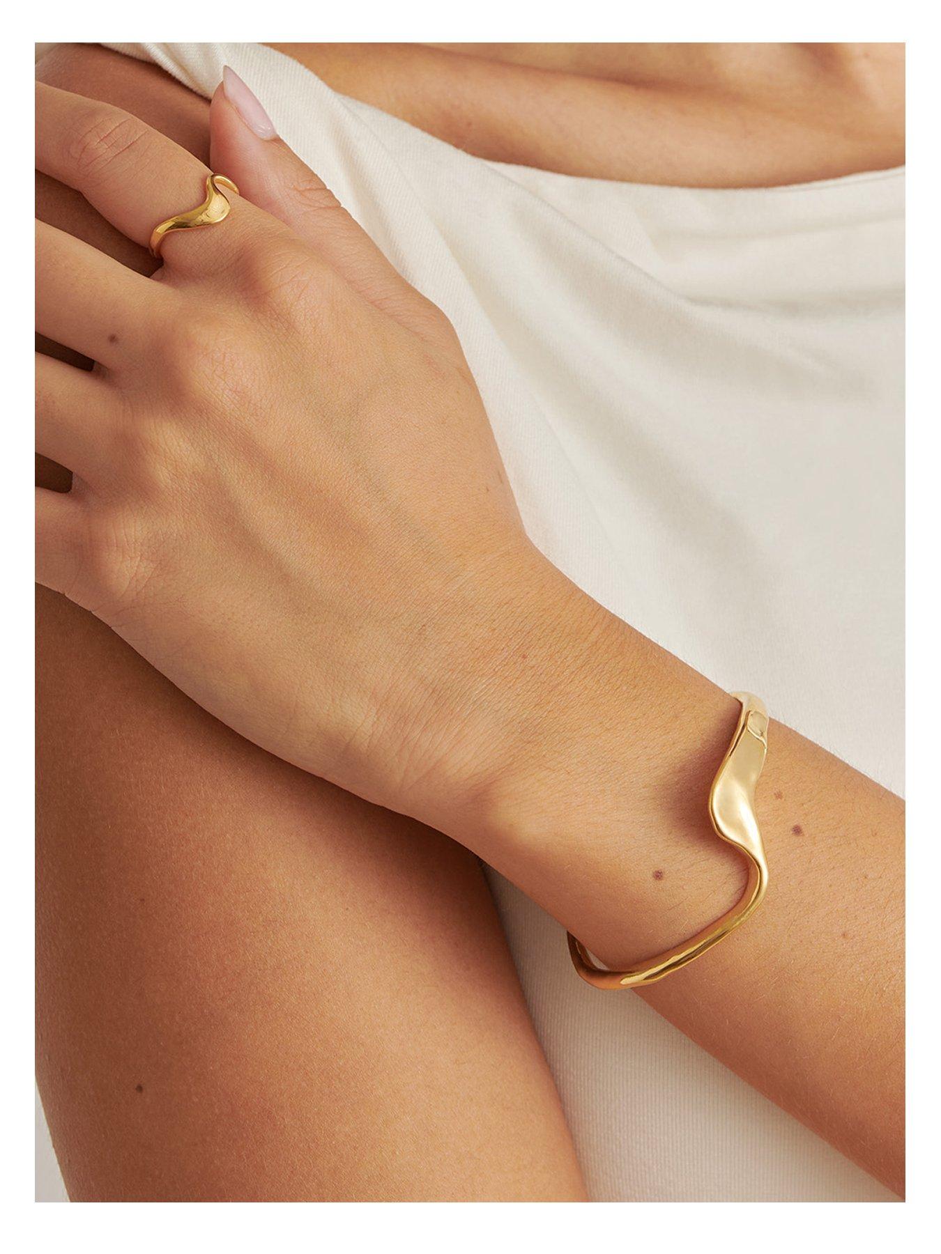 katie-loxton-marina-wave-waterproof-gold-bangle