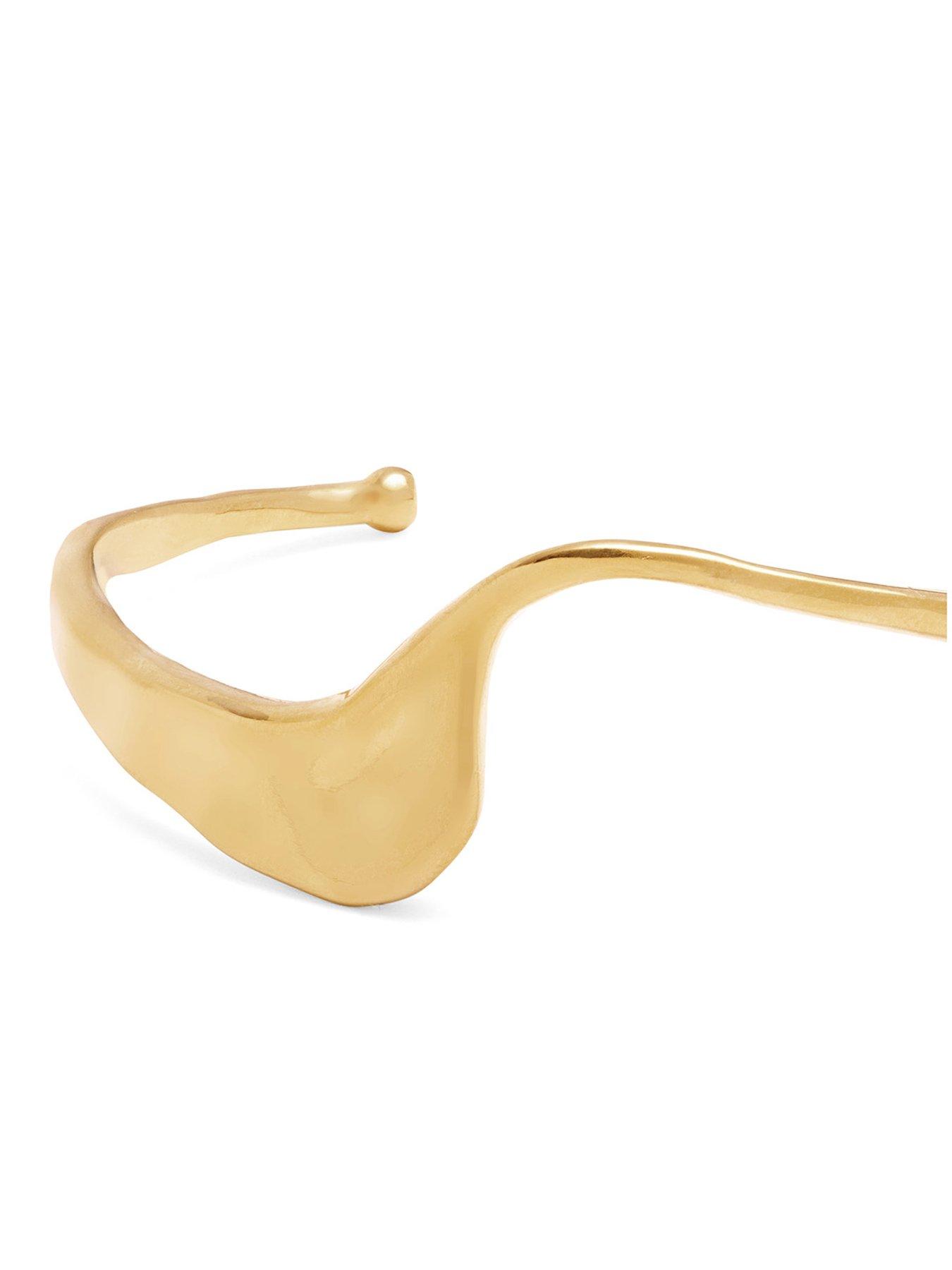 Image 3 of 5 of Katie Loxton Marina Wave Waterproof Gold Bangle