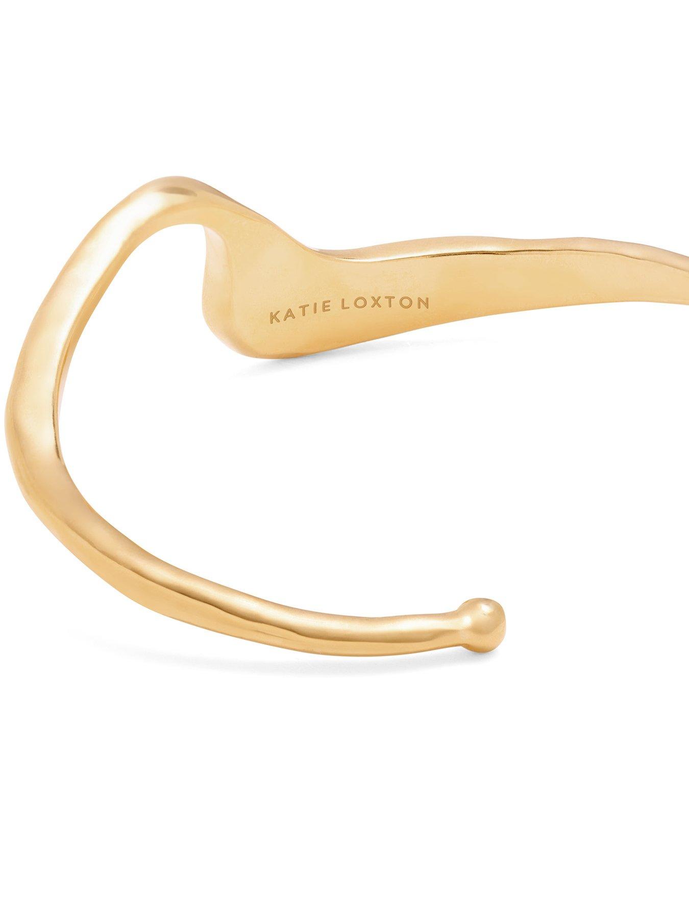 Image 4 of 5 of Katie Loxton Marina Wave Waterproof Gold Bangle
