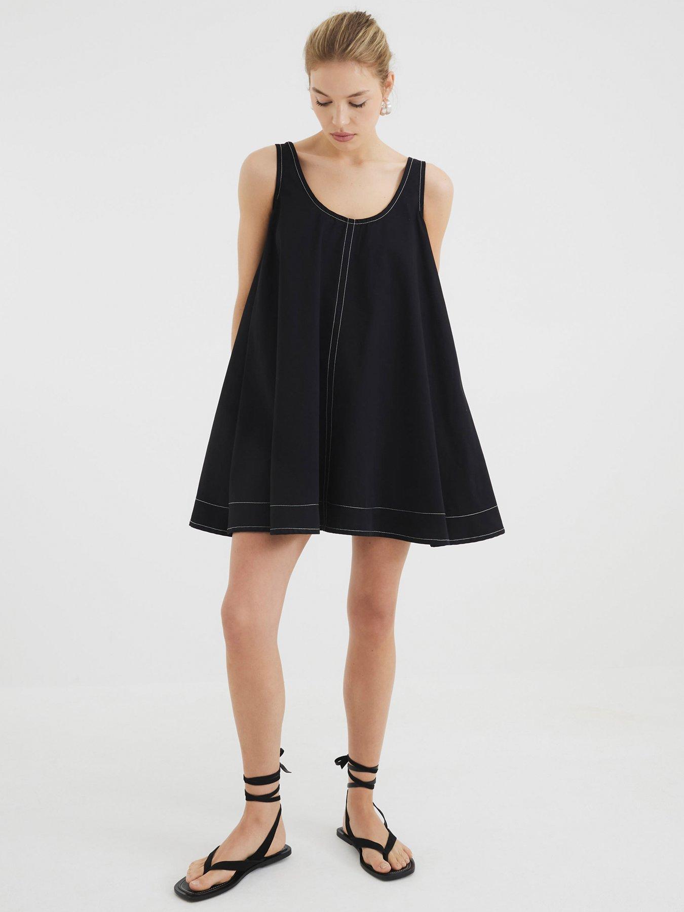 Image of River Island Swing Mini Dress - Black