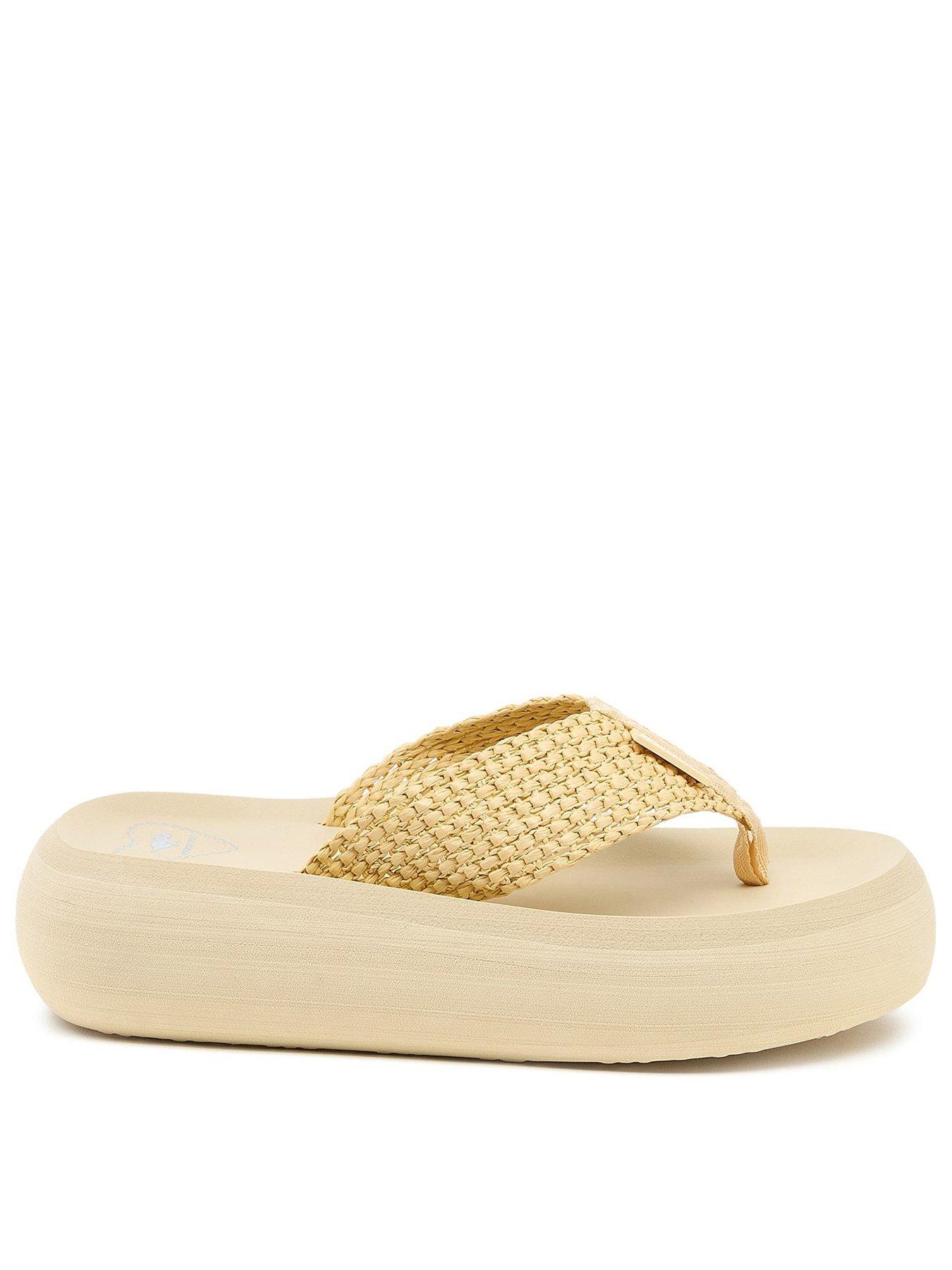 Rocket Dog Sandy Raffia Sandal - Beige