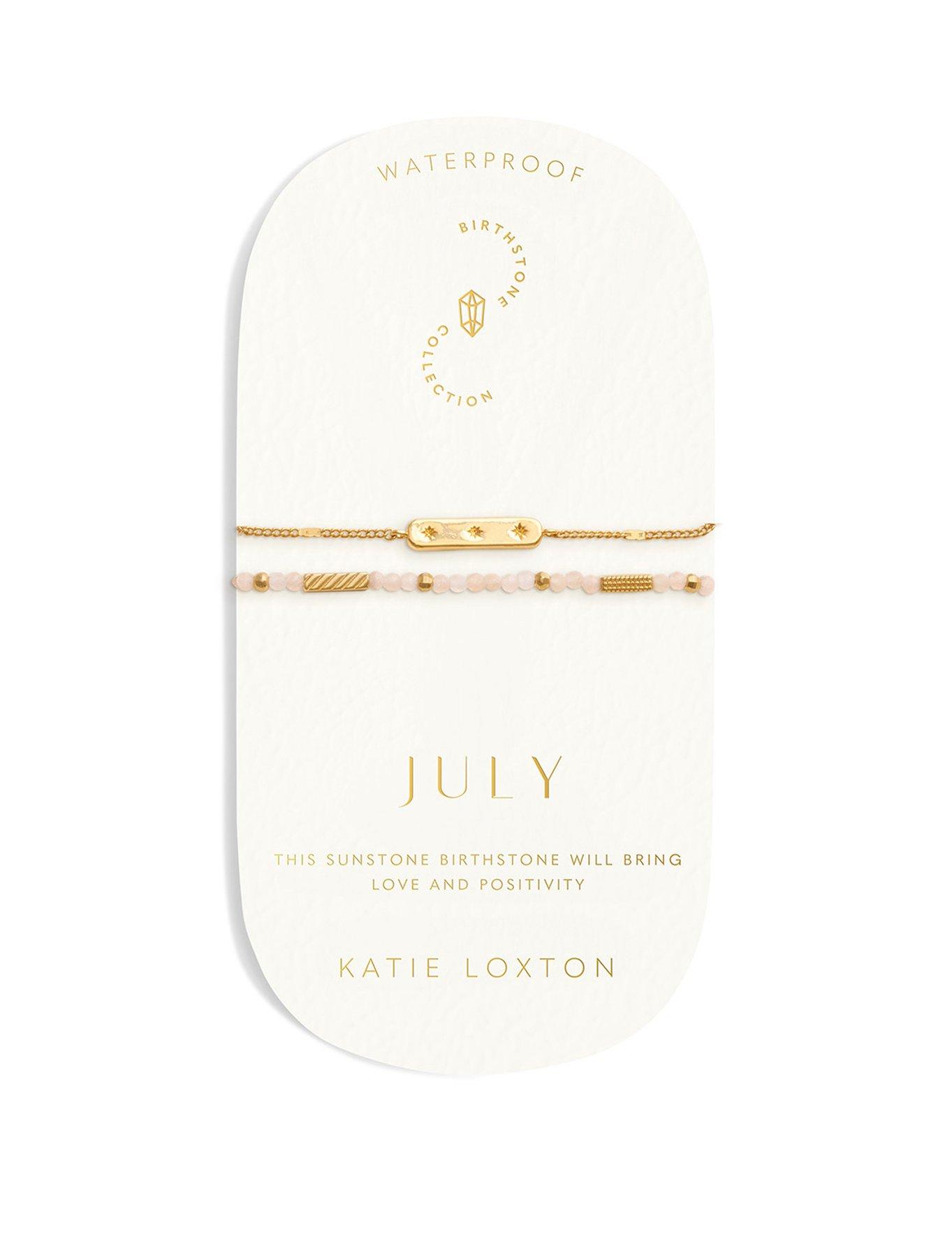 undefined Birthstone Waterproof Gold Bracelet