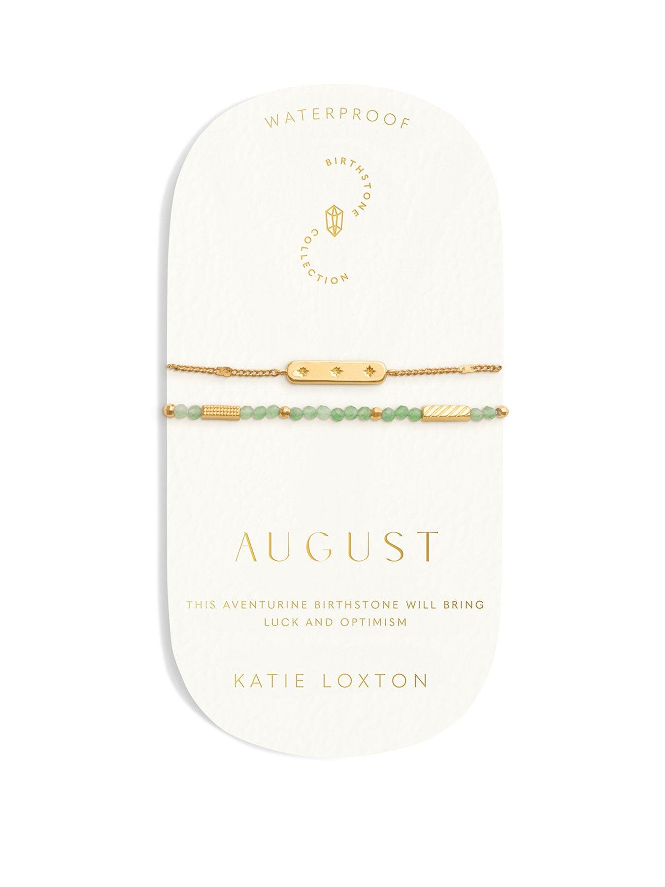 Katie Loxton Birthstone Waterproof Gold Bracelet