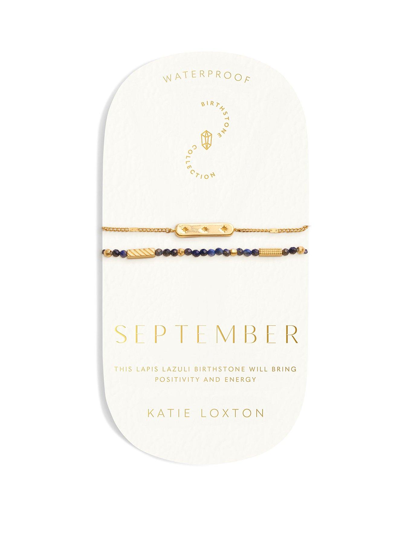 Katie Loxton Birthstone Waterproof Gold Bracelet