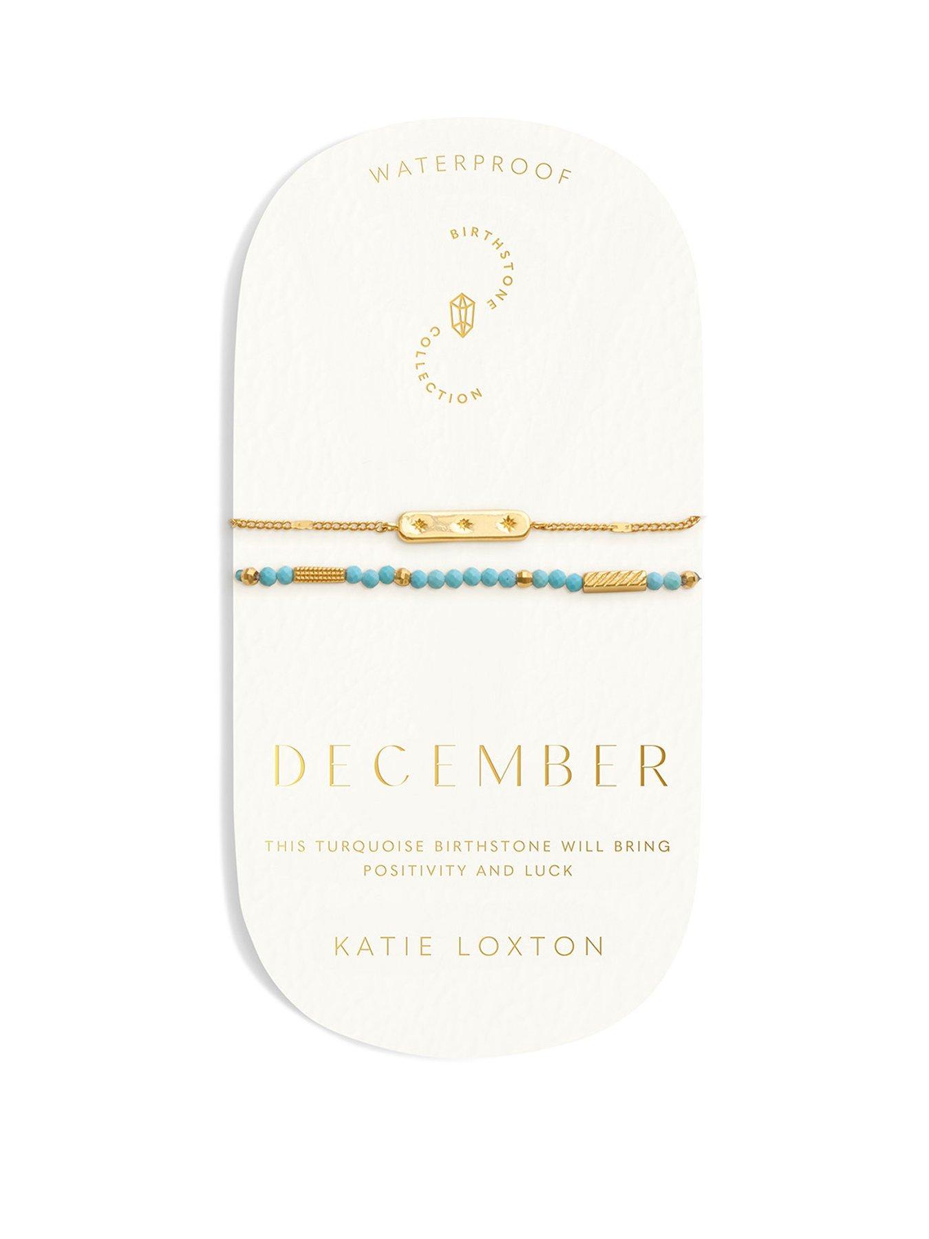Katie Loxton Birthstone Waterproof Gold Bracelet