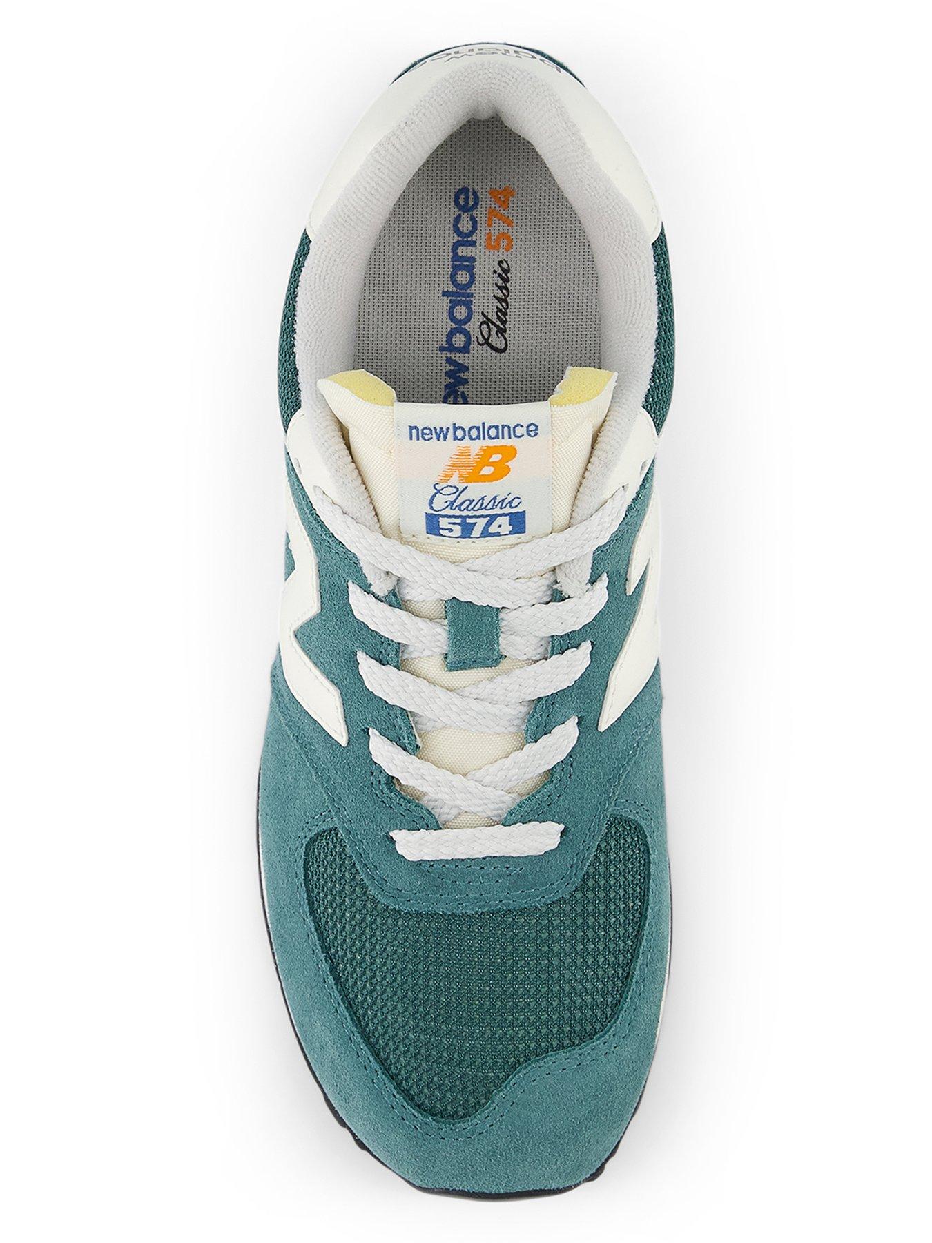 Image 4 of 5 of New Balance Junior 574 Lace Up Trainers - Green