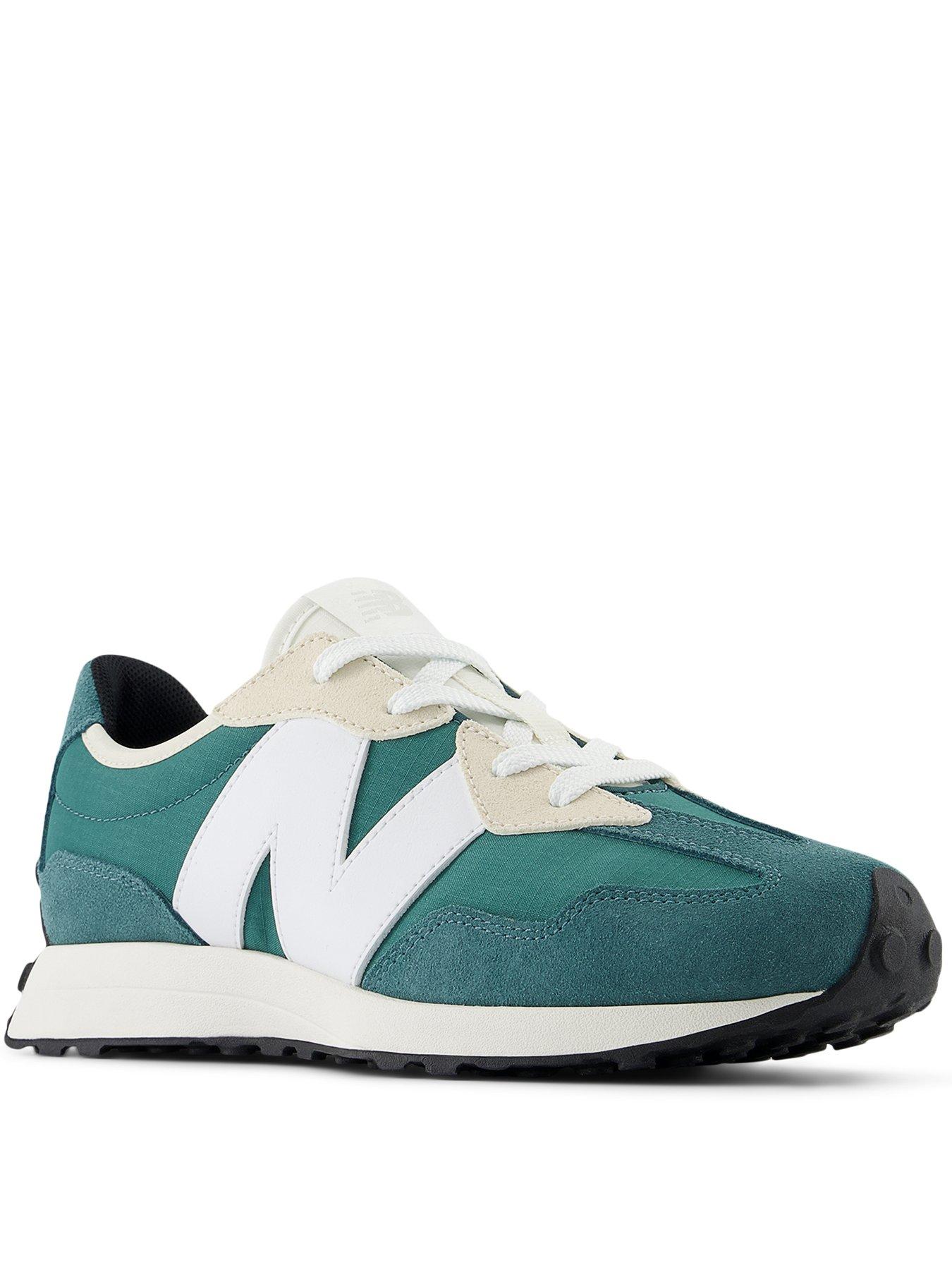 Image 2 of 6 of New Balance Junior 327 Lace Up Trainers -Green - New Spruce