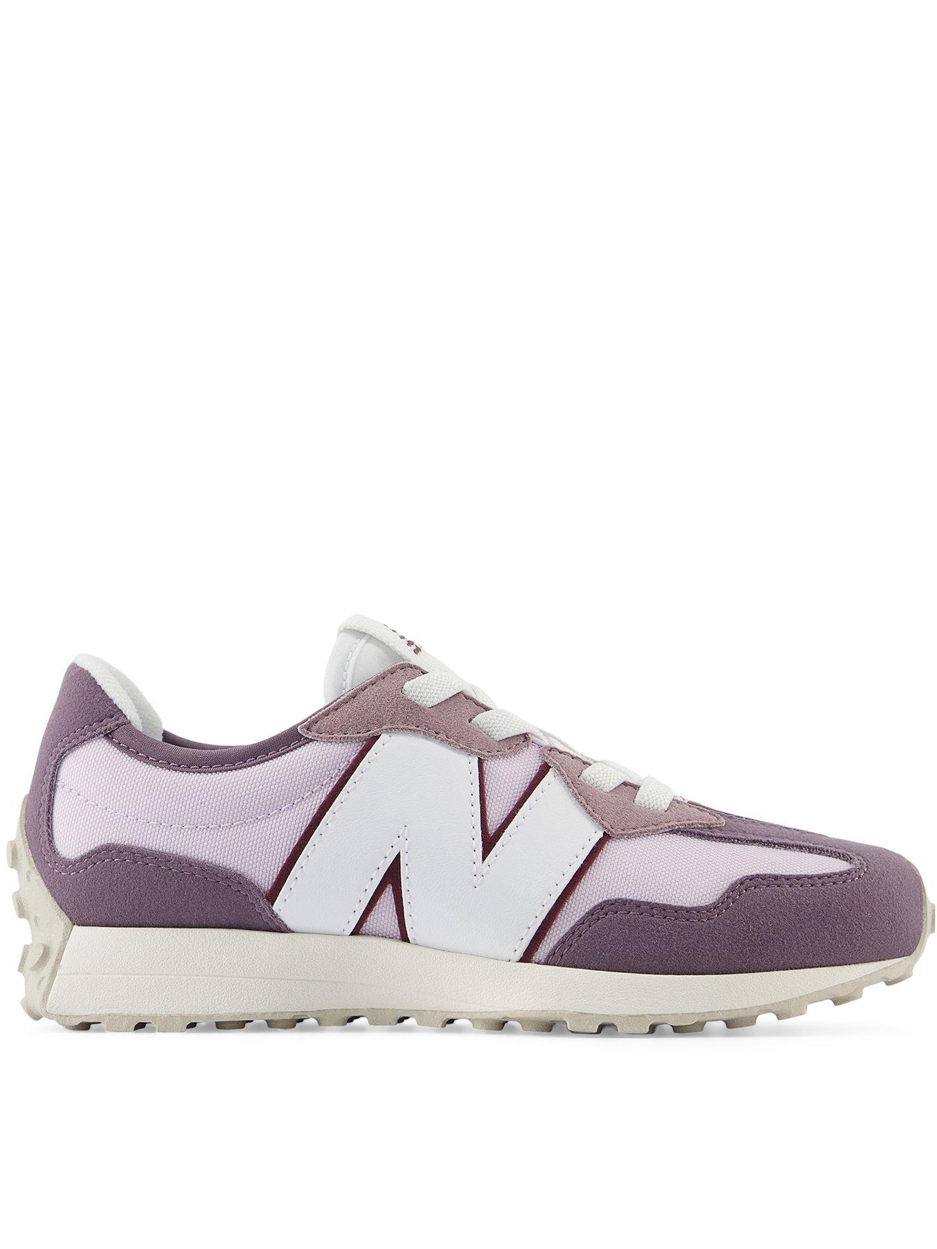 Image 1 of 5 of New Balance Kids 327 Elasticated Lace Trainers -Grey - Taro