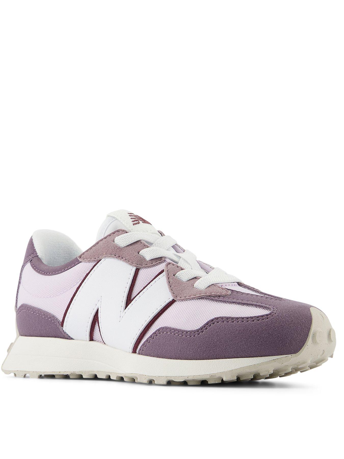 Image 2 of 5 of New Balance Kids 327 Elasticated Lace Trainers -Grey - Taro