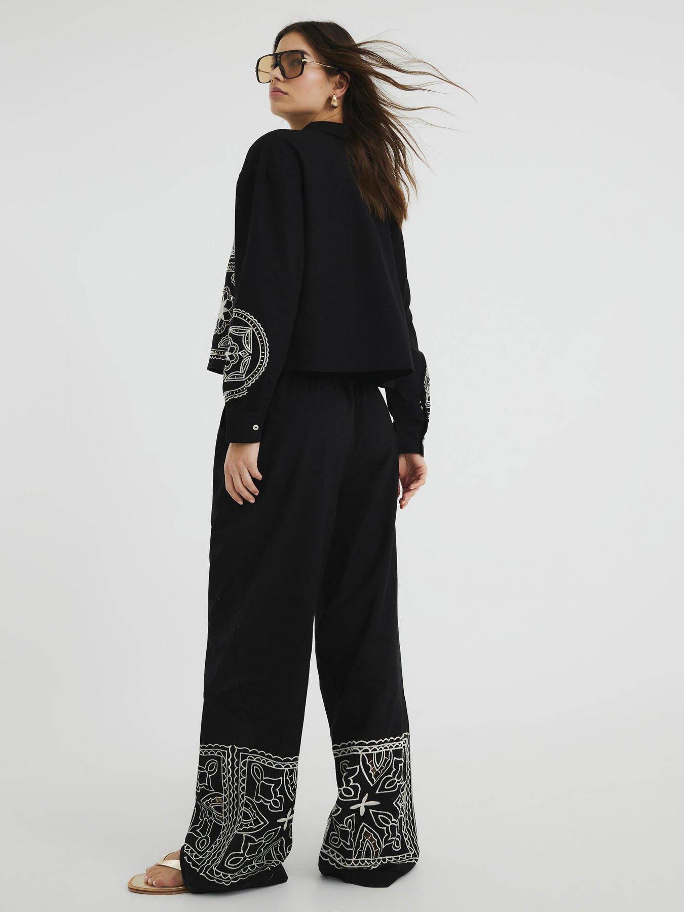 river-island-cutwork-trouser-blackstillFront