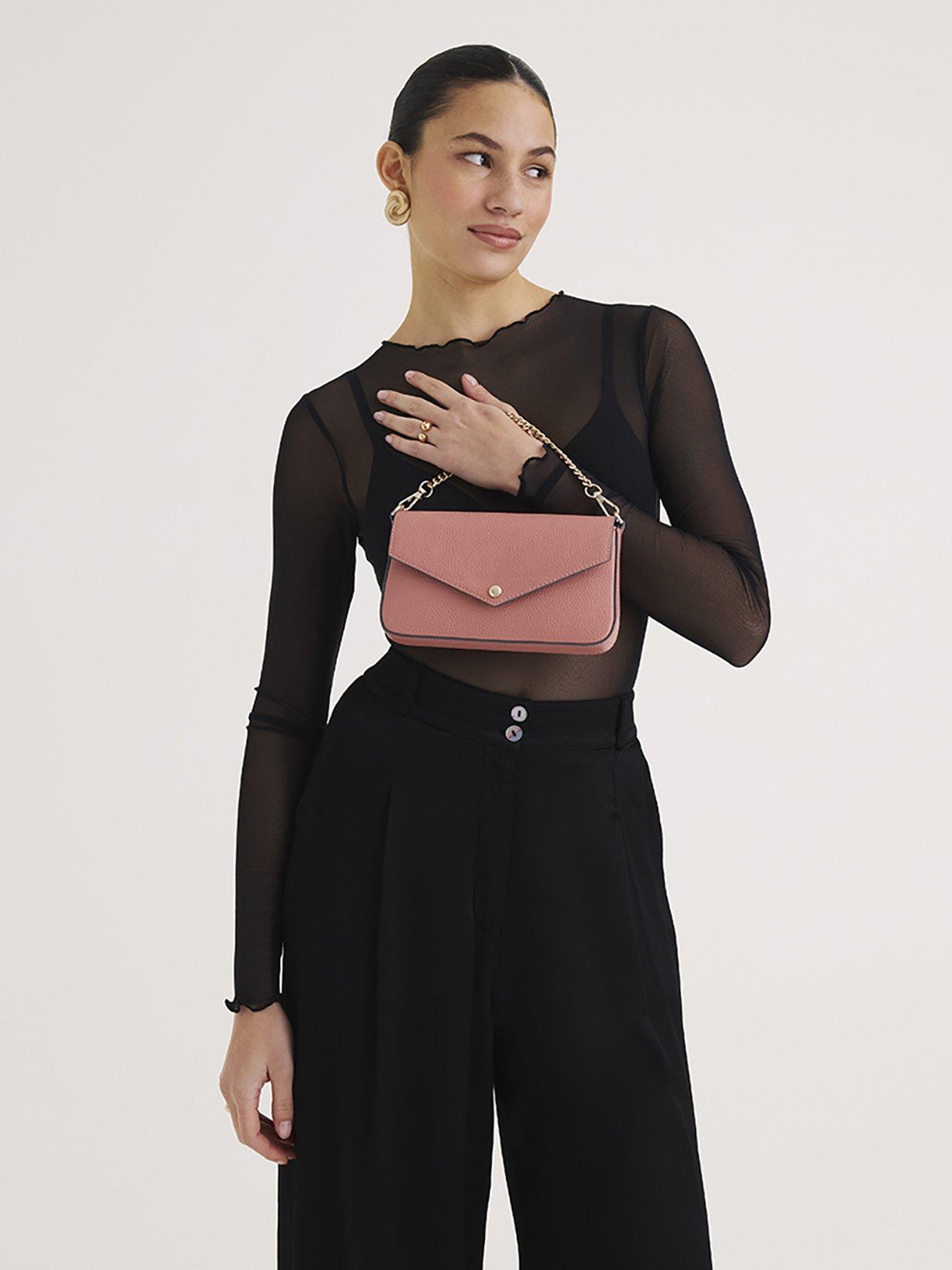 Image 2 of 4 of Fiorelli Lacey Chain Crossbody - Pink