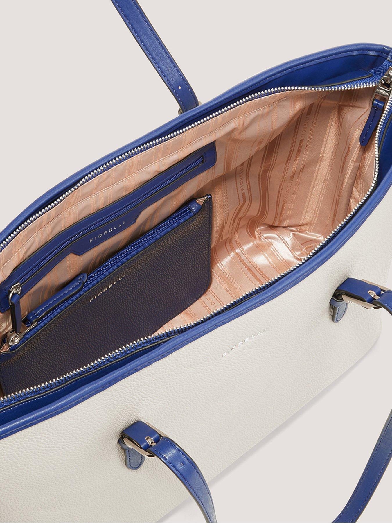 Image 5 of 5 of Fiorelli Etta Buckle Tote - Light Stone / Nautical Blue